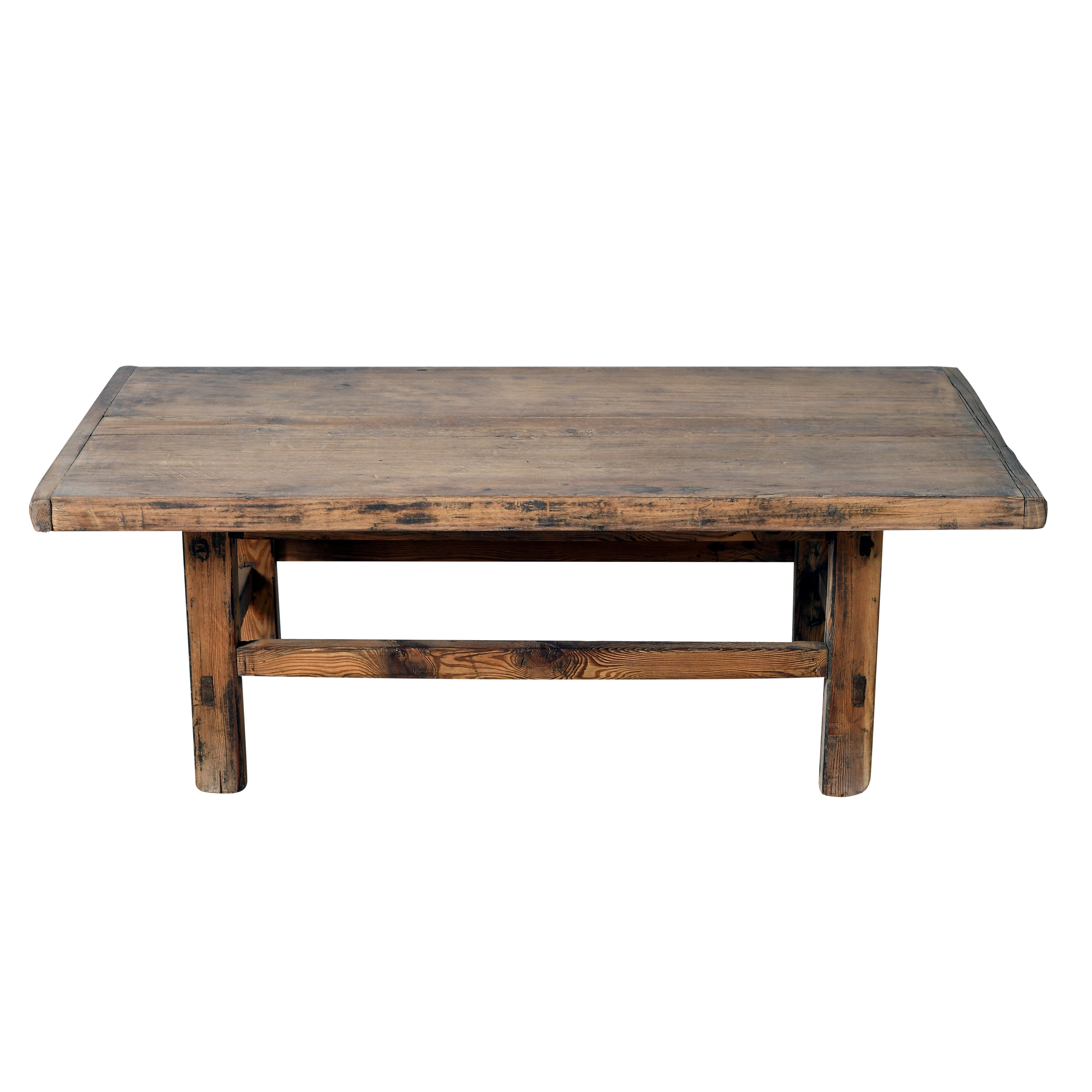 Taigu - Table basse ancienne en orme n°2