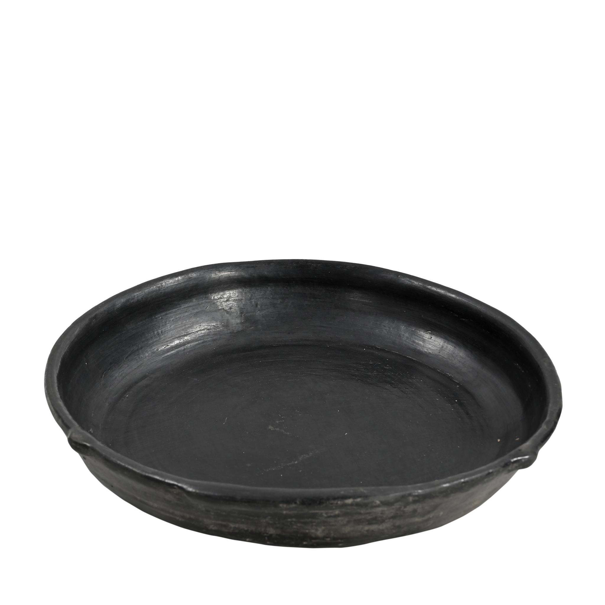 Ekdori - Plat en terre cuite noire (grand)