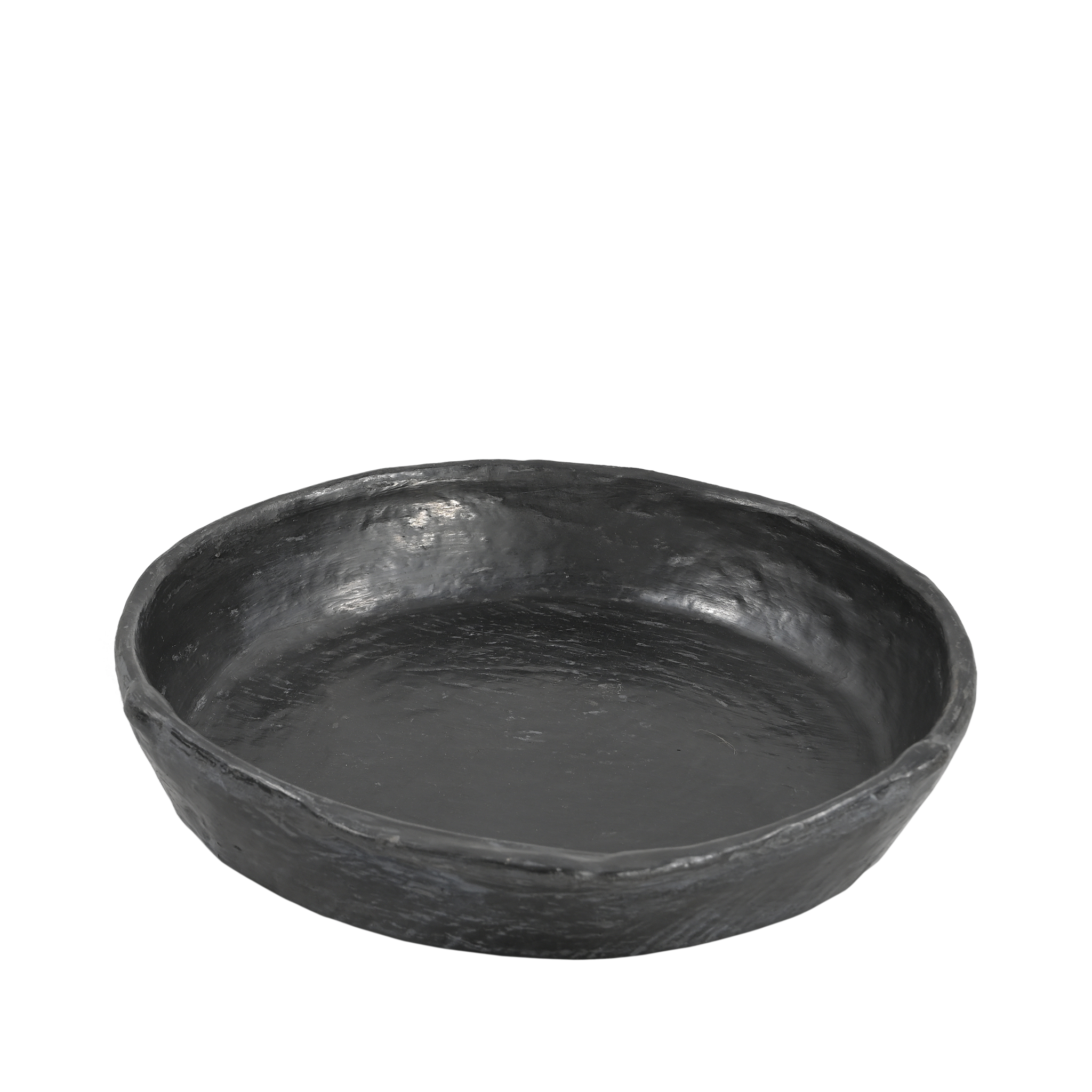 Ekdori - Plat en terre cuite noire (petit)