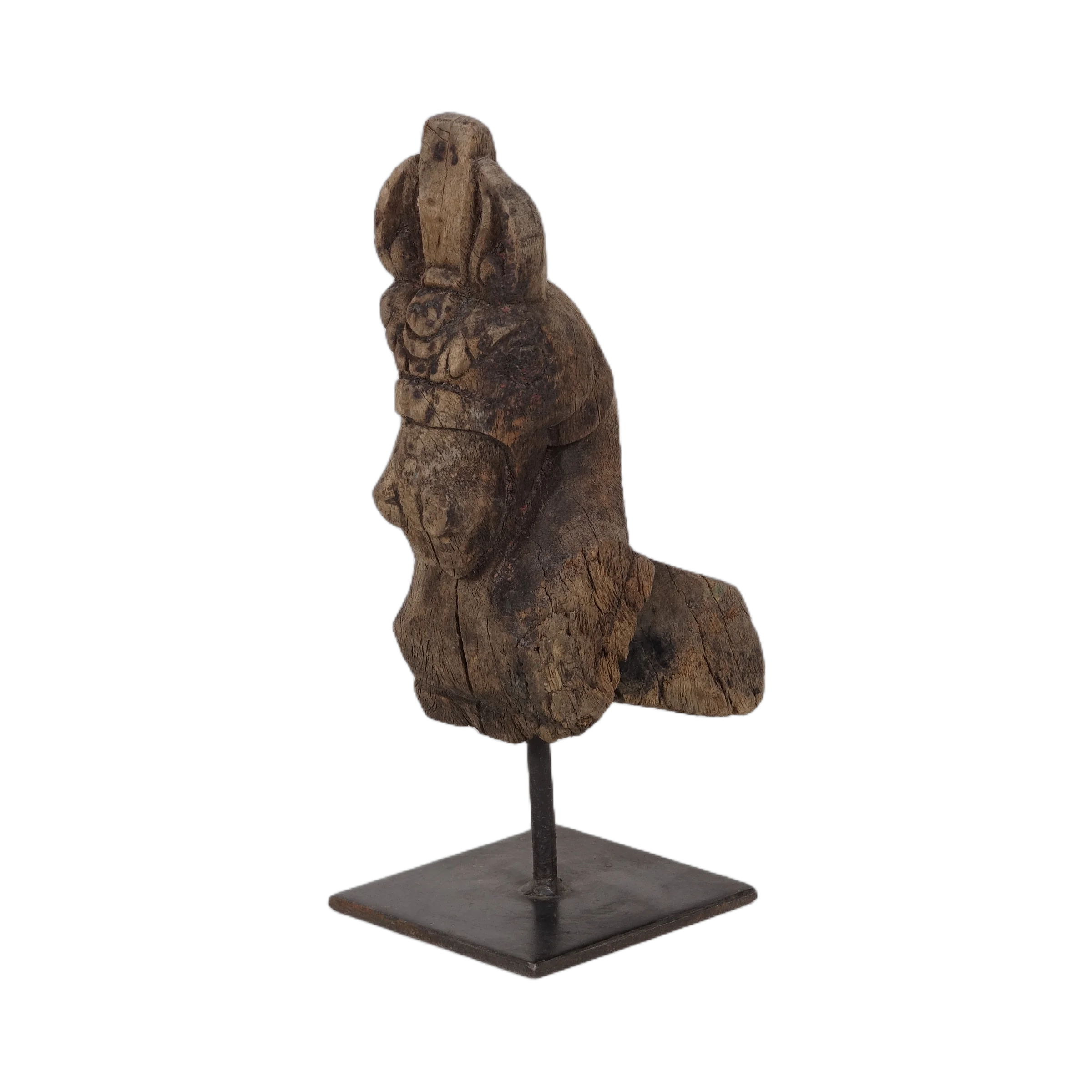 Tejas - Protomé de cheval en bois n°12