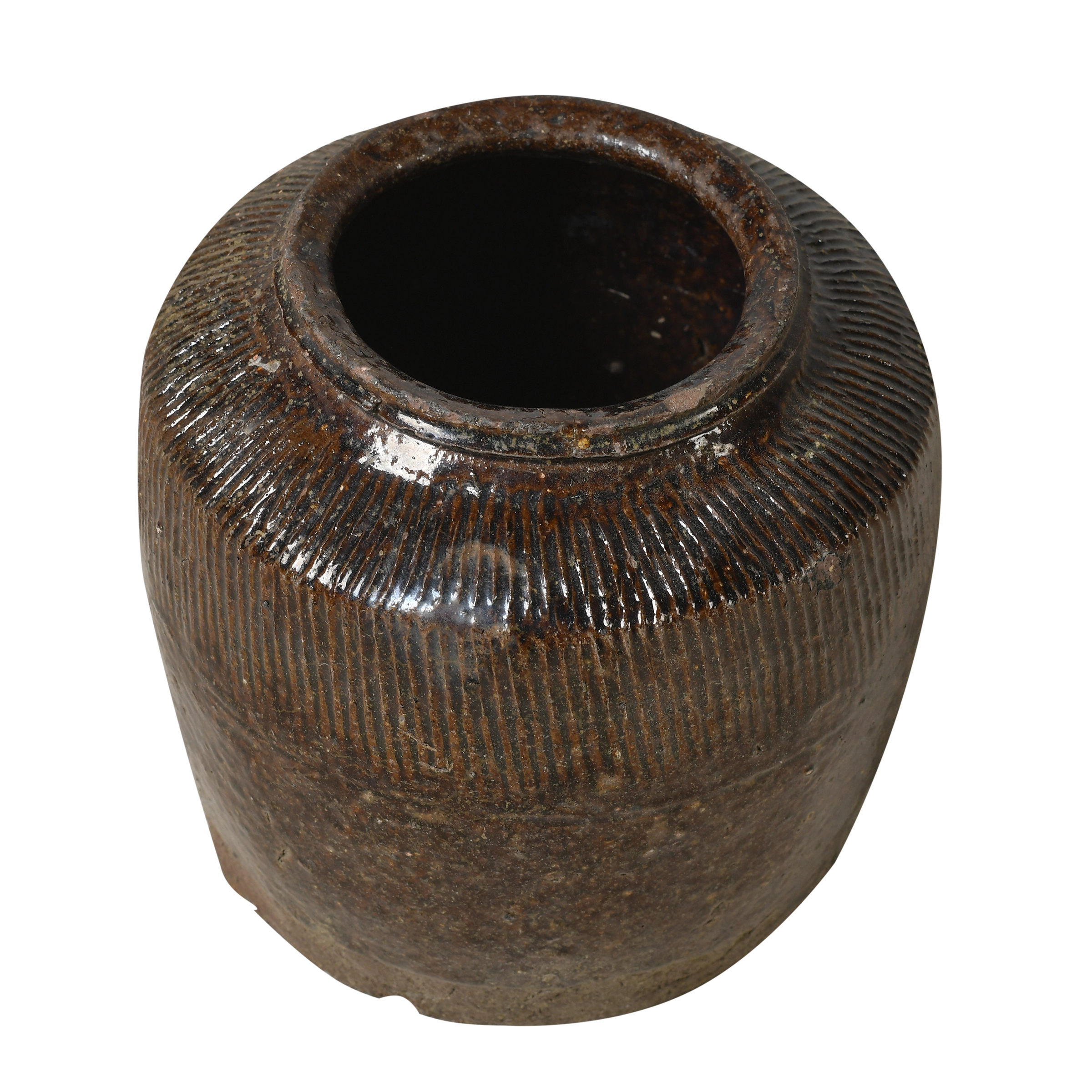 Yishui - Ancien pot chinois émaillé n°38 - vue 2