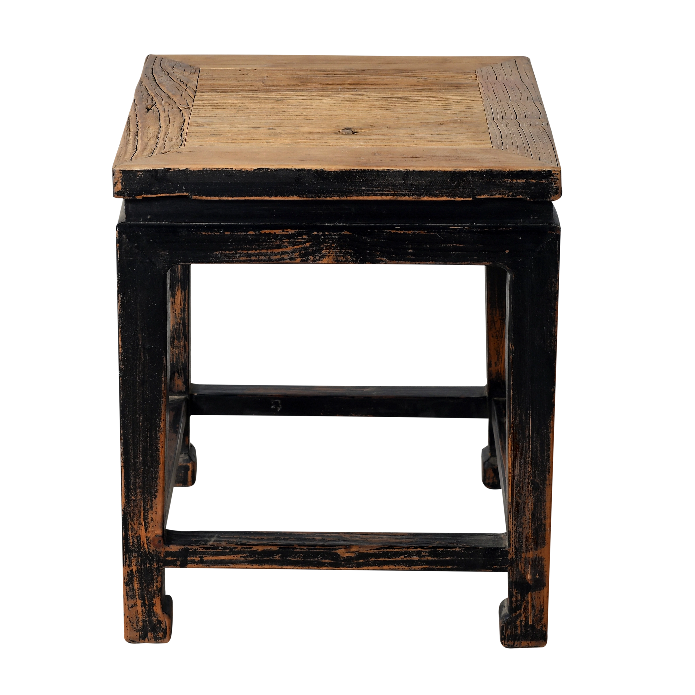 Yunfu – Table d’appoint chinoise ancienne en orme n°2