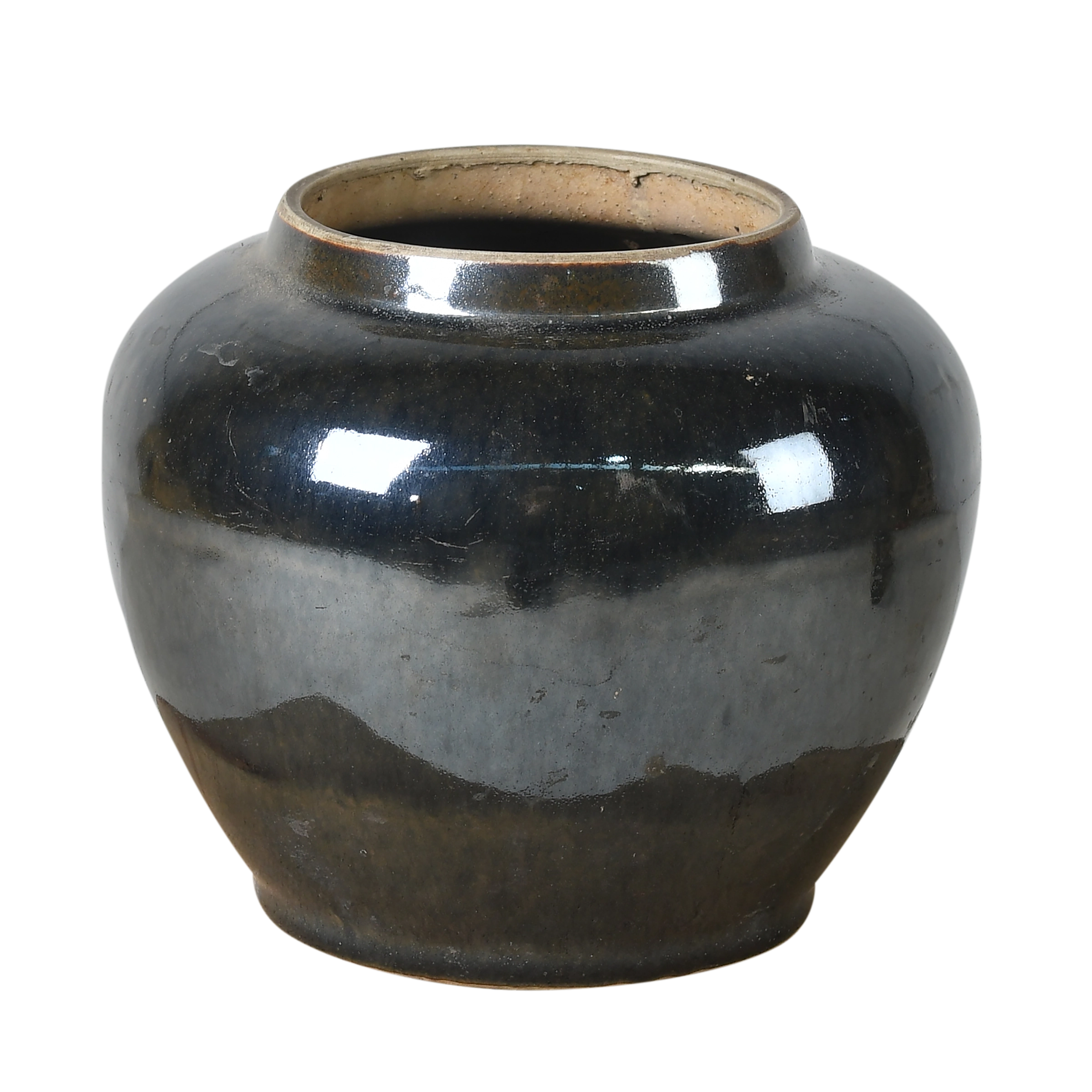 Hú - Pot à confit chinois émaillé noir n°5