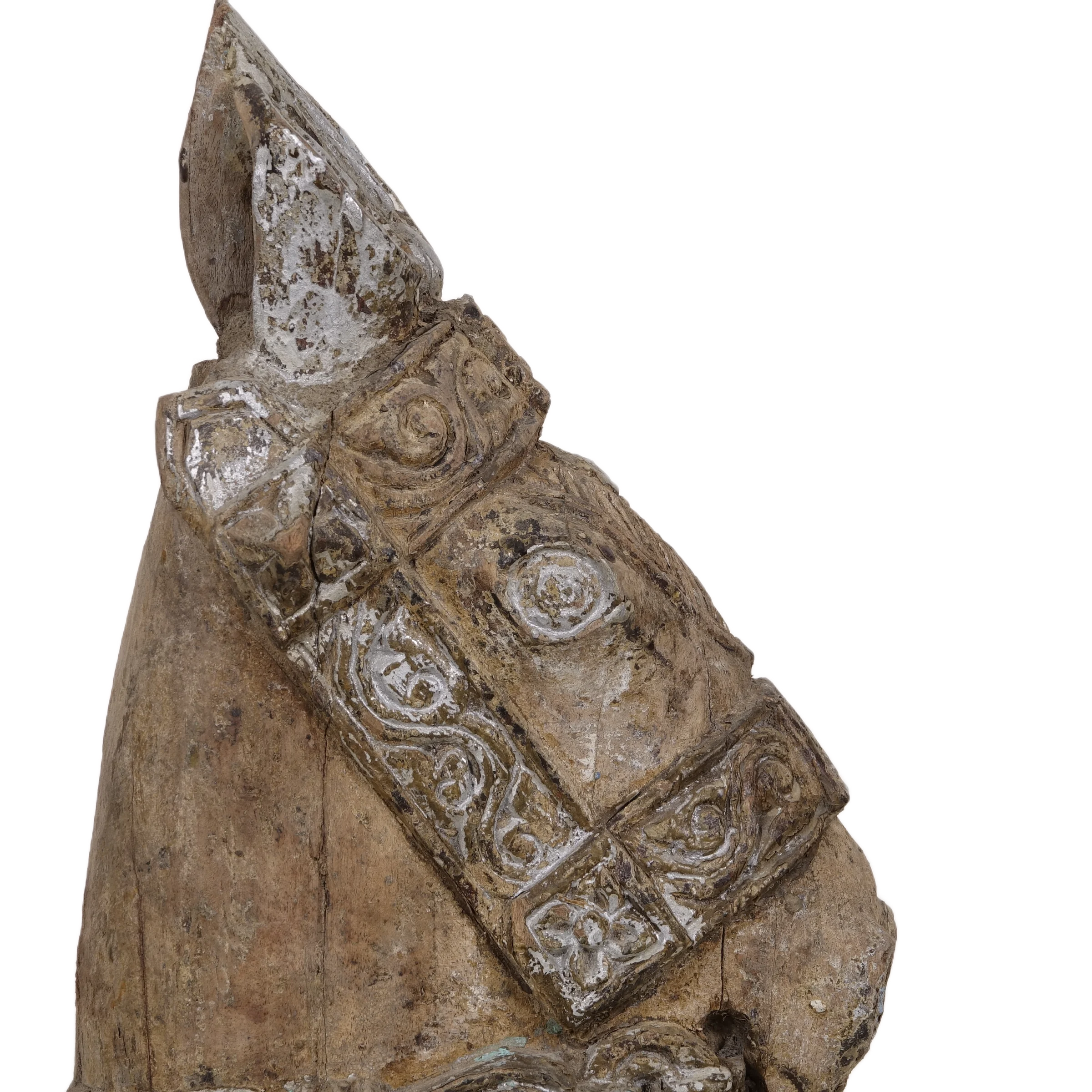 Ashva - Protomé de cheval en bois n°34