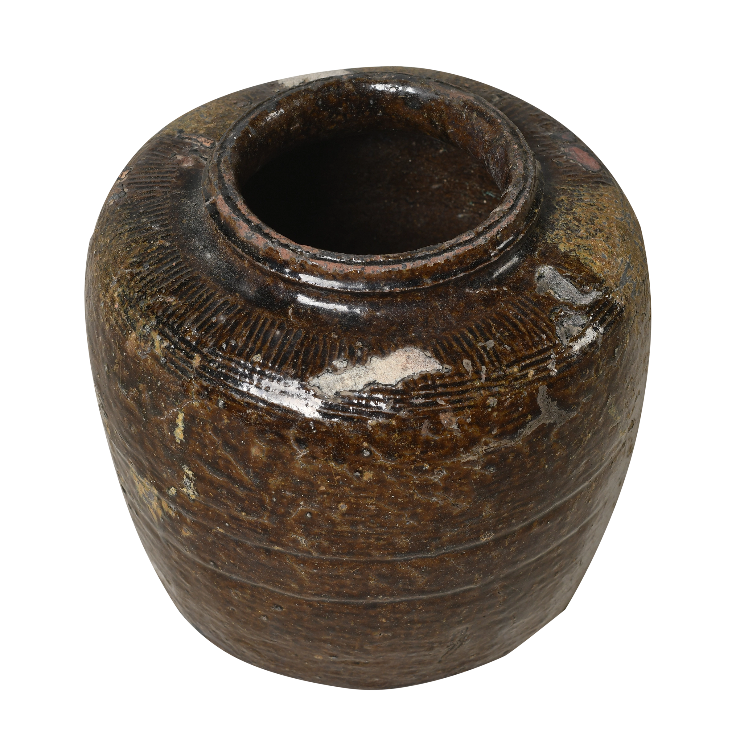 Yishui - Ancien pot chinois émaillé n°35 - vue 2