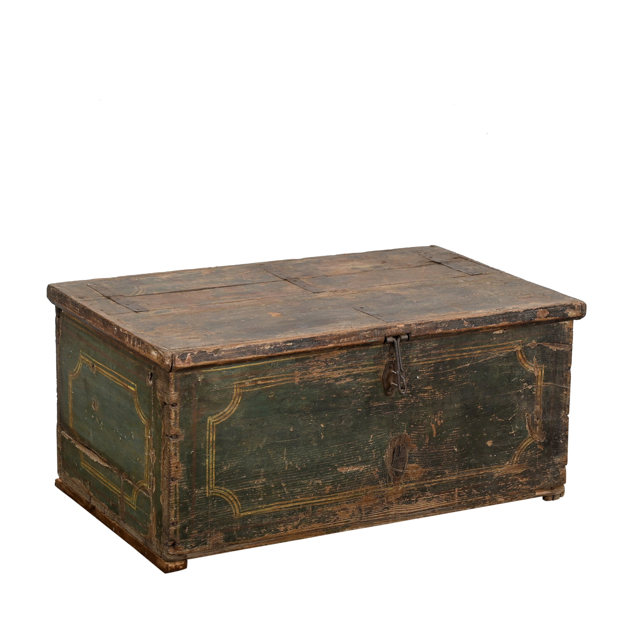 Digha - Coffre ancien en bois n°2