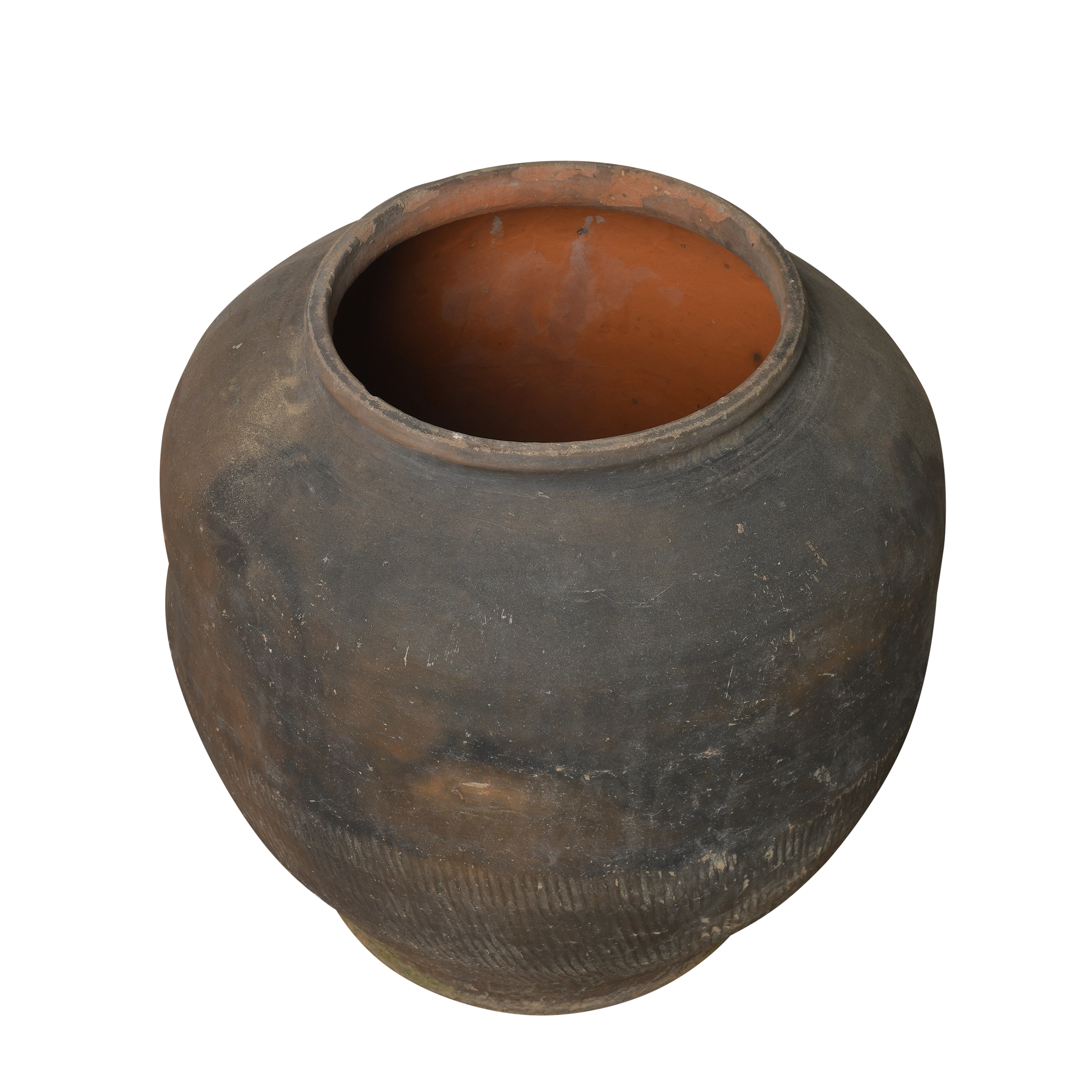 Shantou – Grand pot ancien chinois en terre cuite n°5 - vue 2