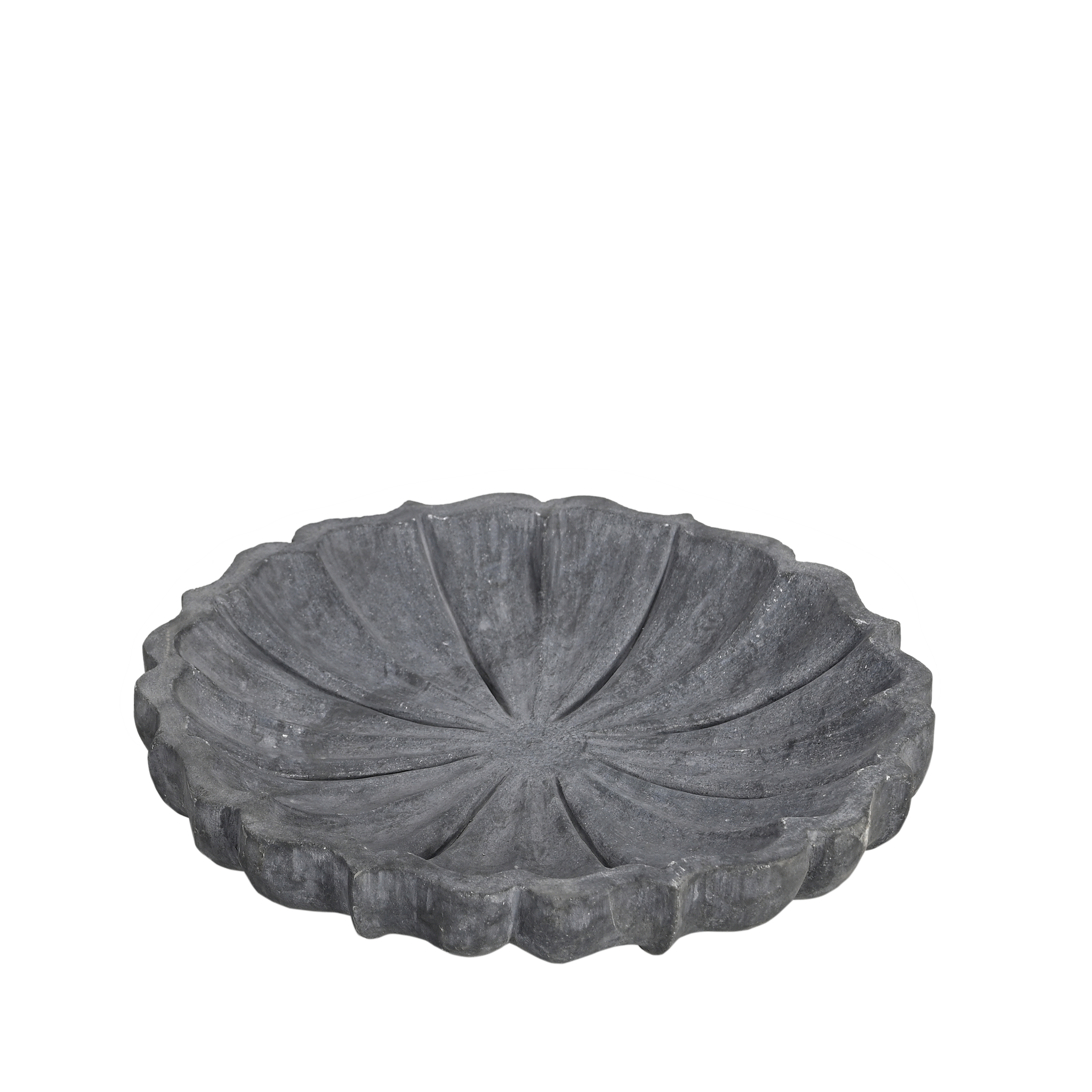 Makrana - Assiette en marbre sculpté n°5