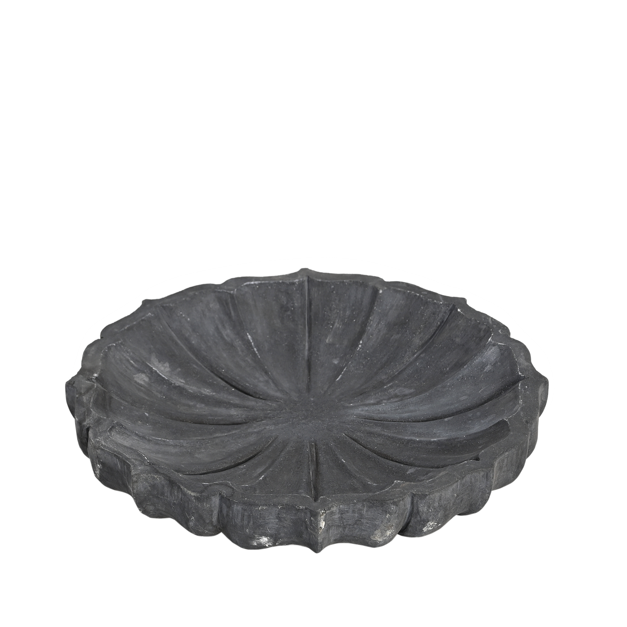 Makrana - Assiette en marbre sculpté n°5