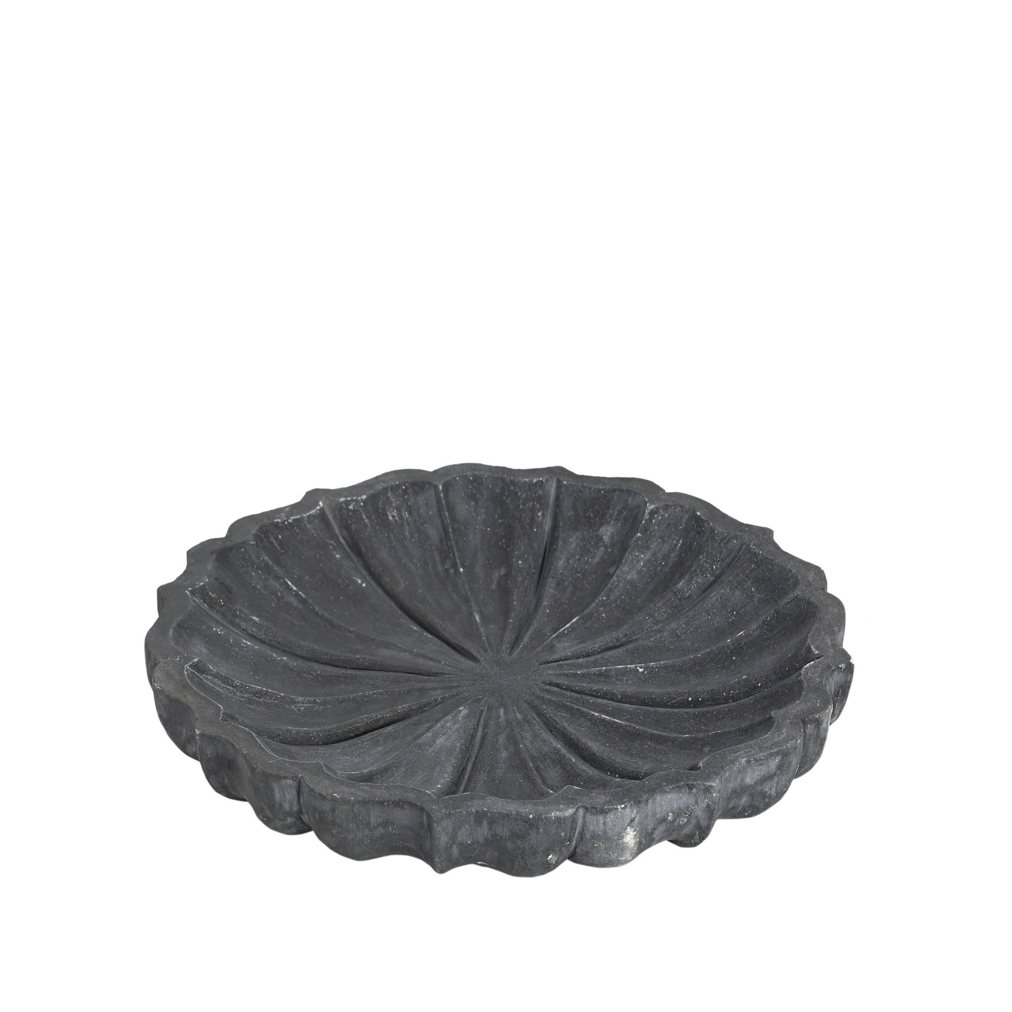 Makrana - Assiette en marbre sculpté n°5