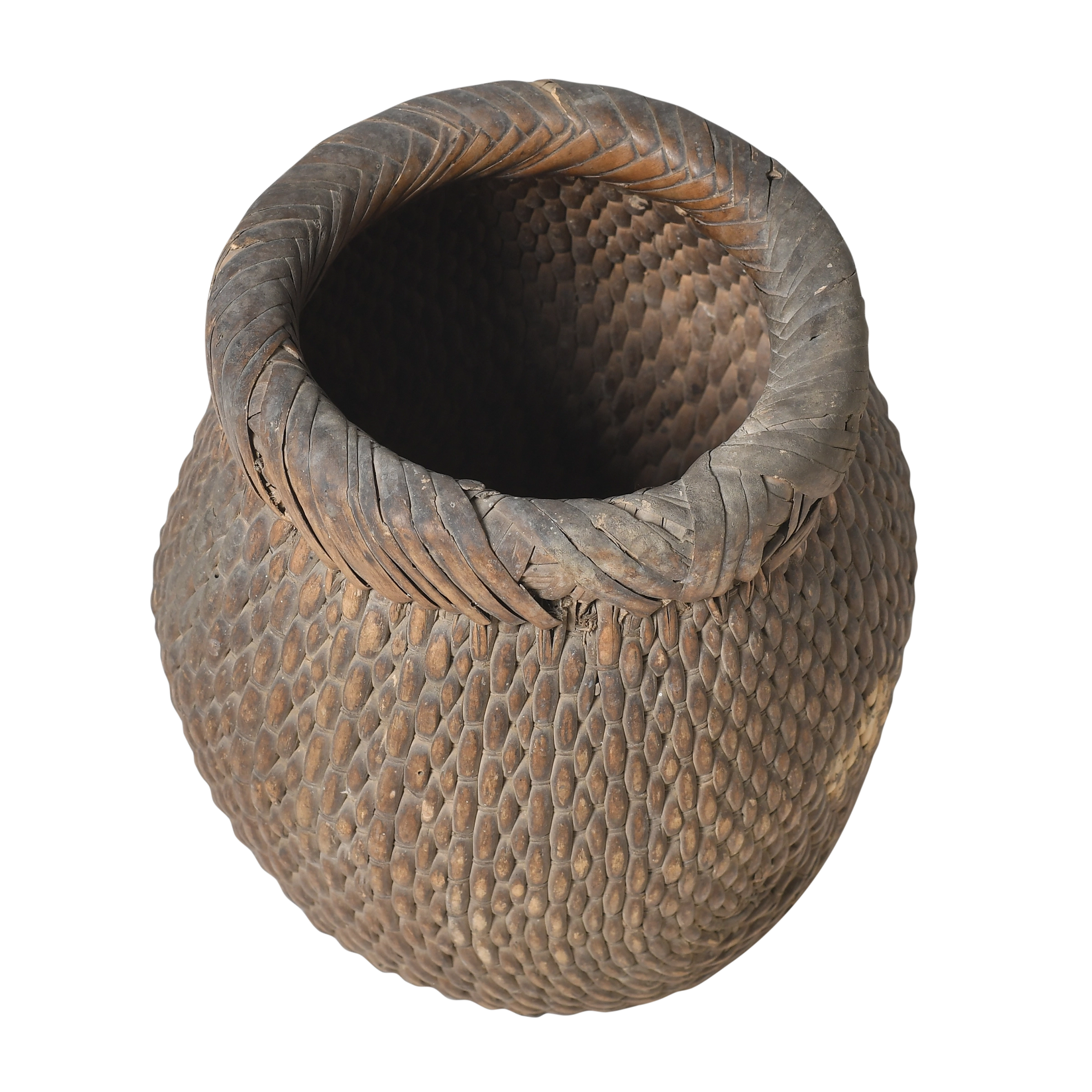 Guji - Ancien panier de pêcheur (petite taille) n°6 - vue 2