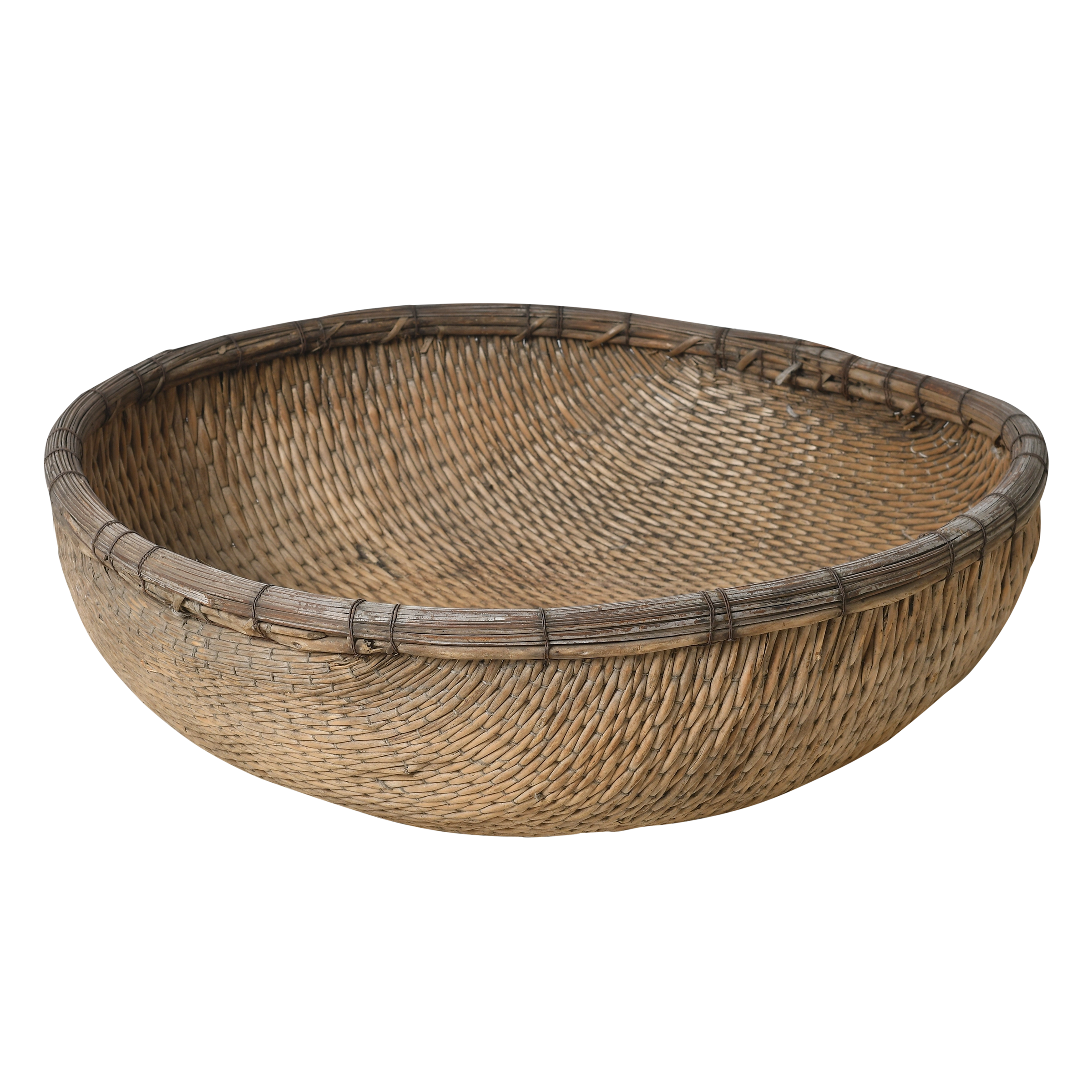 Lushan – Panier ancien chinois en osier ancien n°9