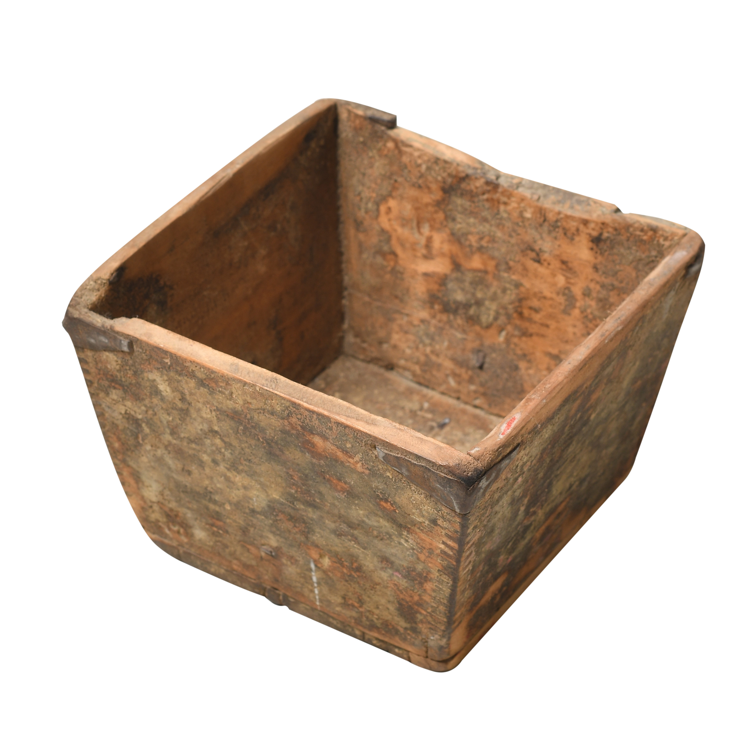 Jian - Panier carré en pin ancien n°6 - vue 2