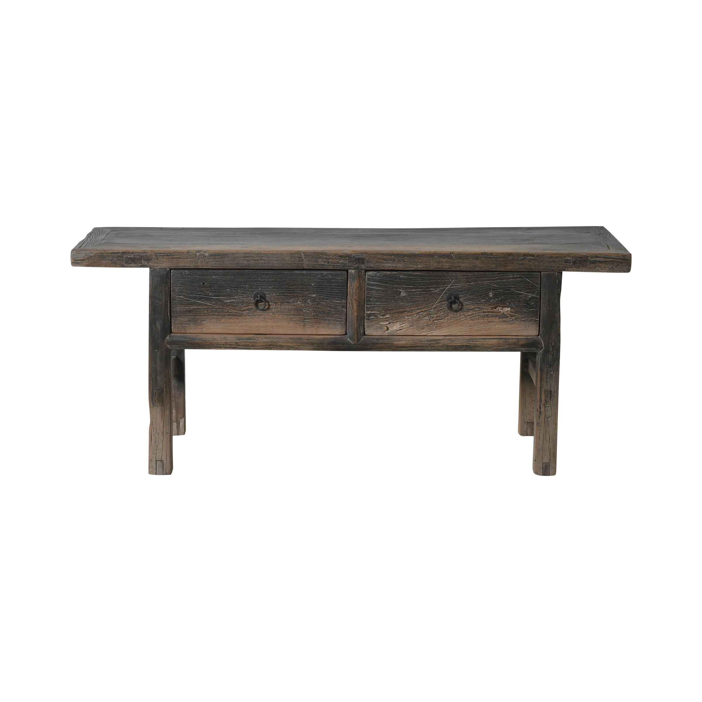 Longnan - Ancienne console chinoise en orme à tiroirs n°3