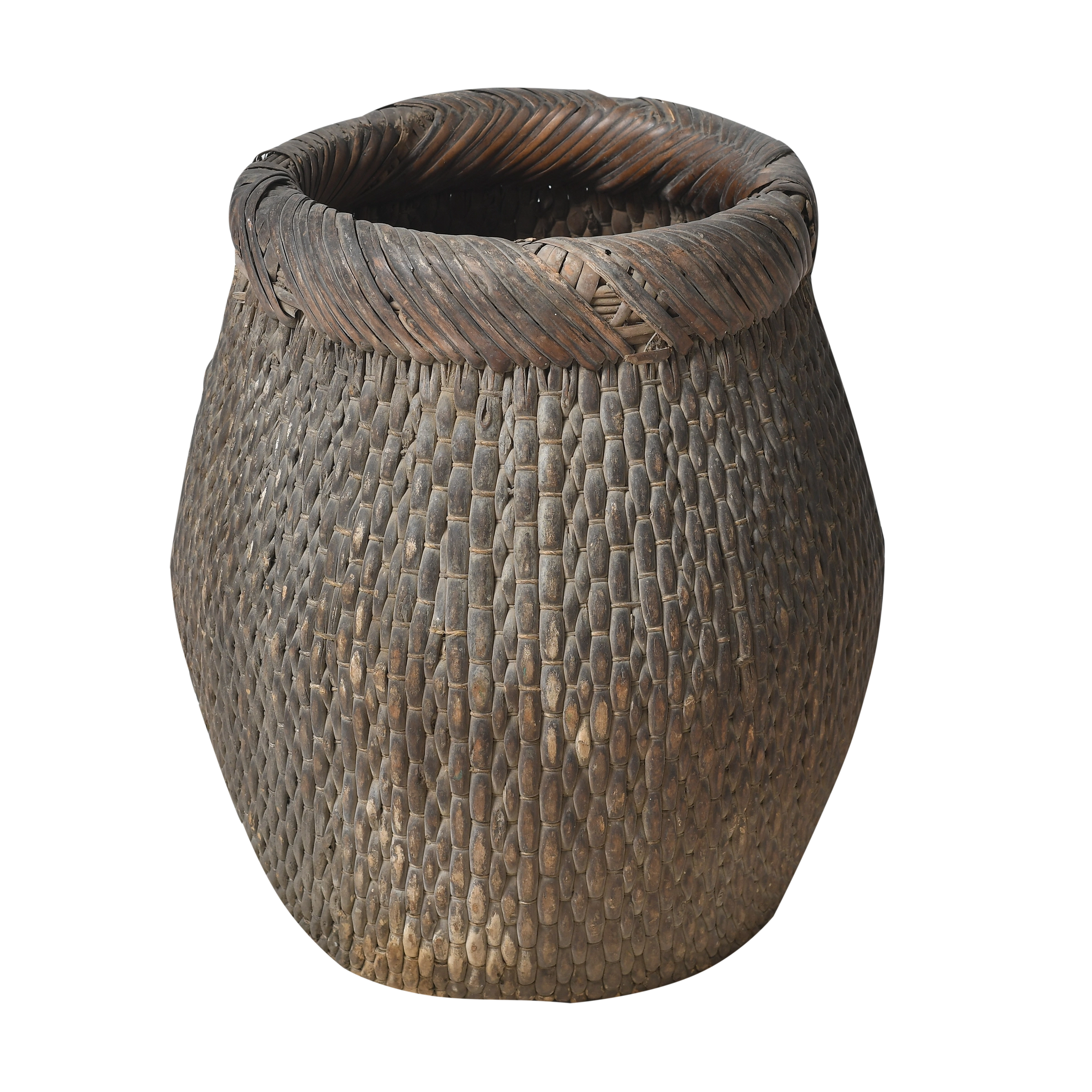 Guji - Ancien panier de pêcheur (grande taille) n°2