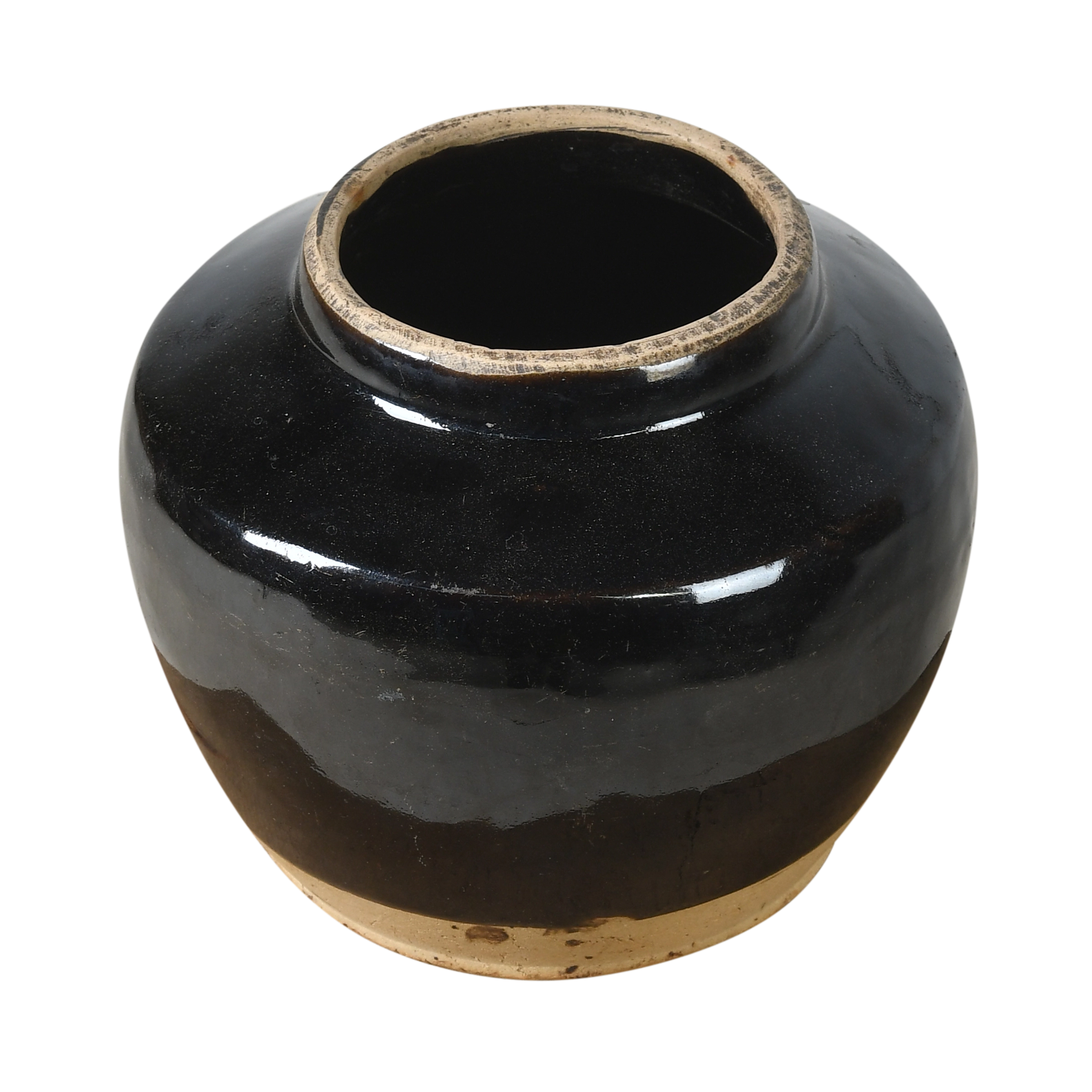 Hú - Pot à confit chinois émaillé noir n°9 - vue 2