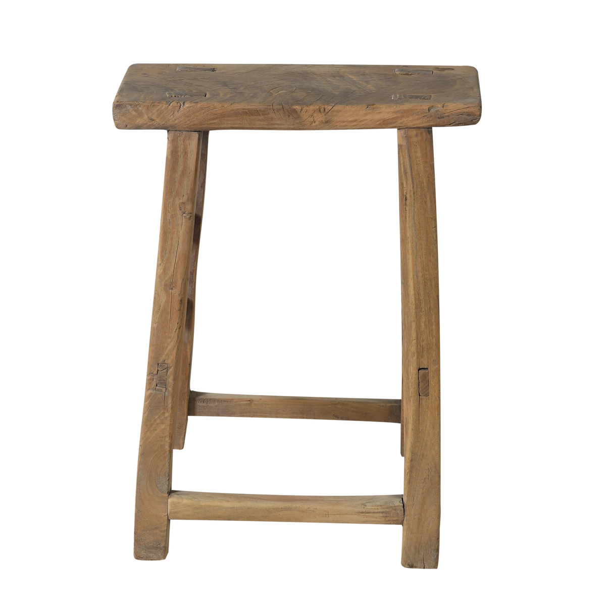Zao - Tabouret chinois ancien en orme n°3