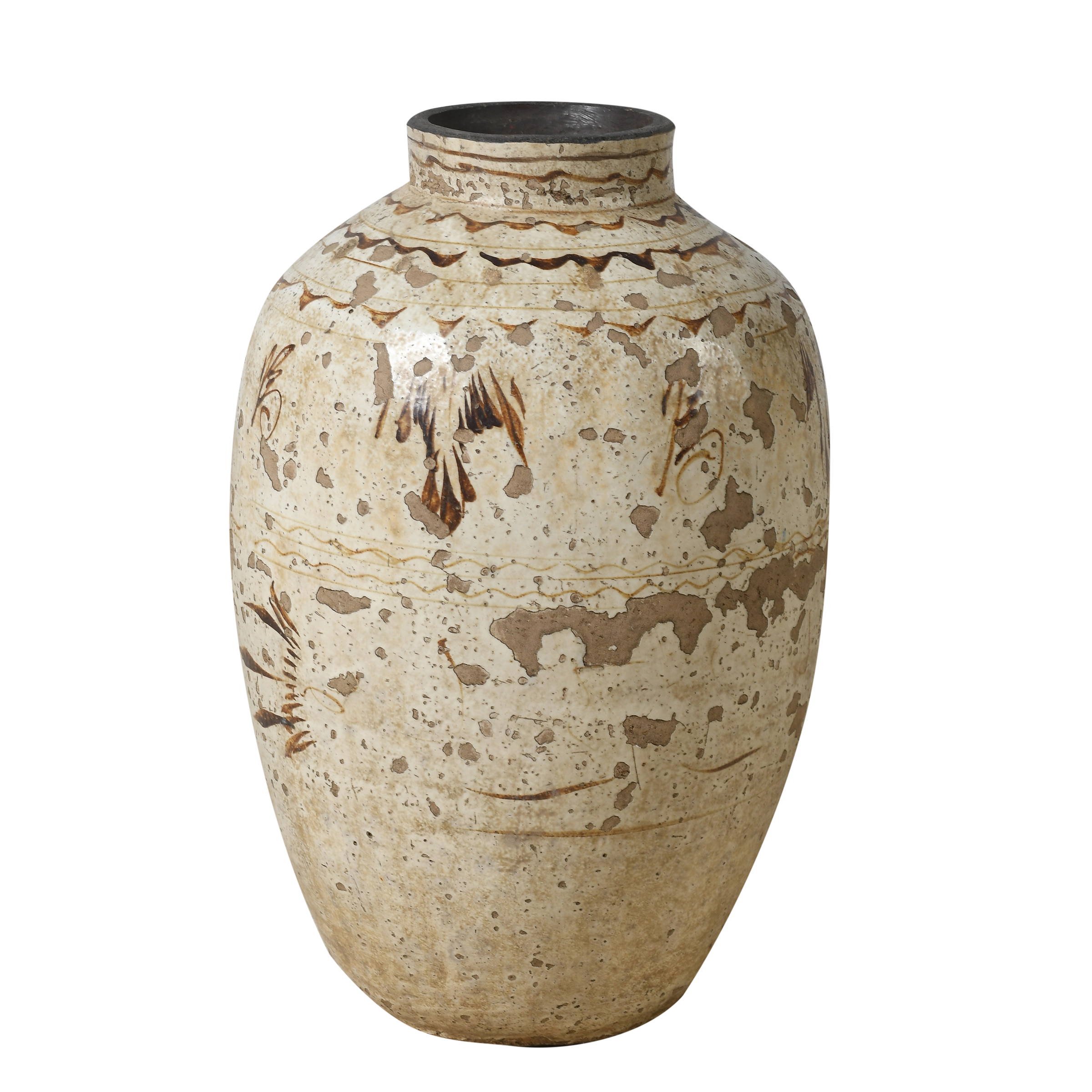 Cizhou - Jarre à alcool vernissée chinoise n°5