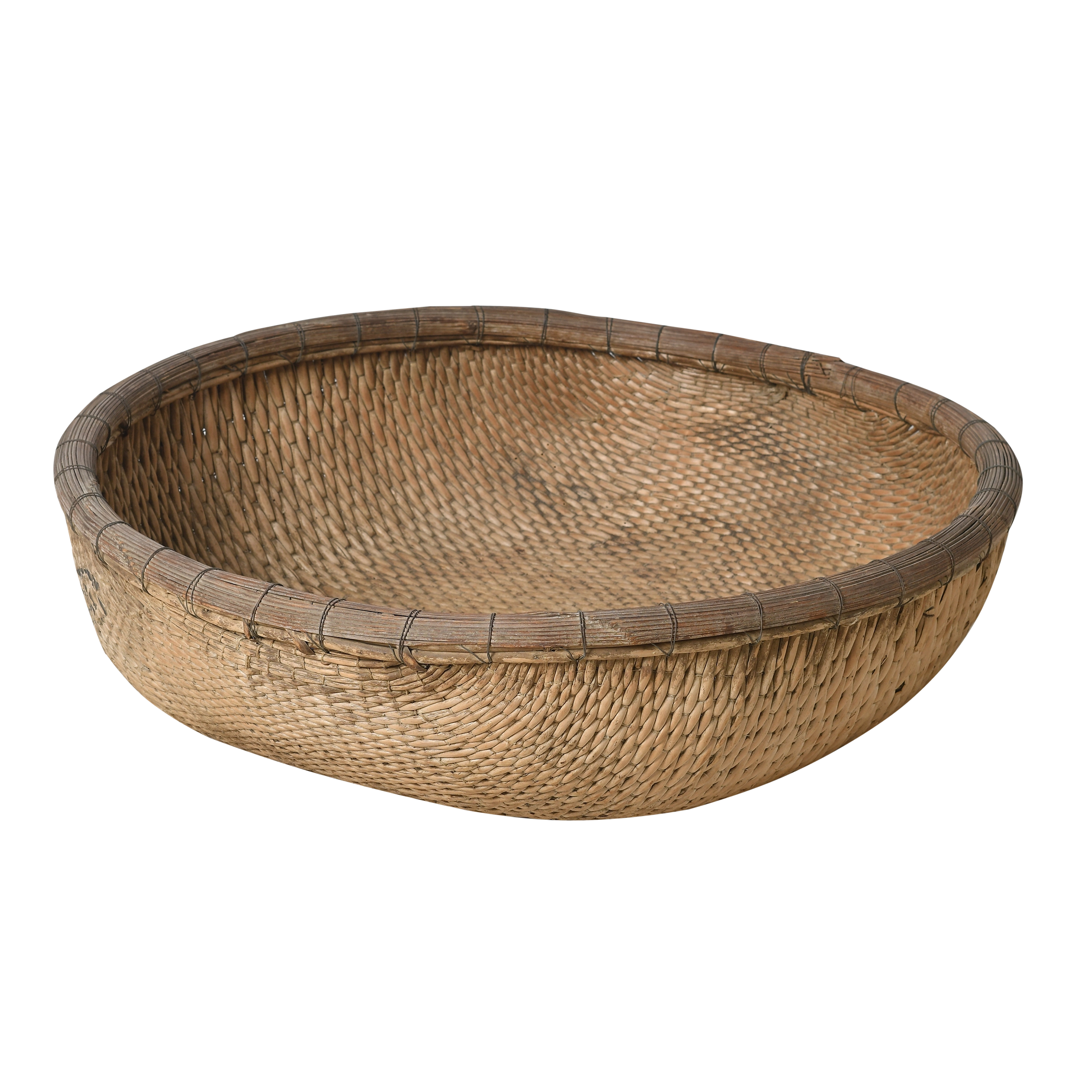 Lushan – Panier ancien chinois en osier ancien n°10