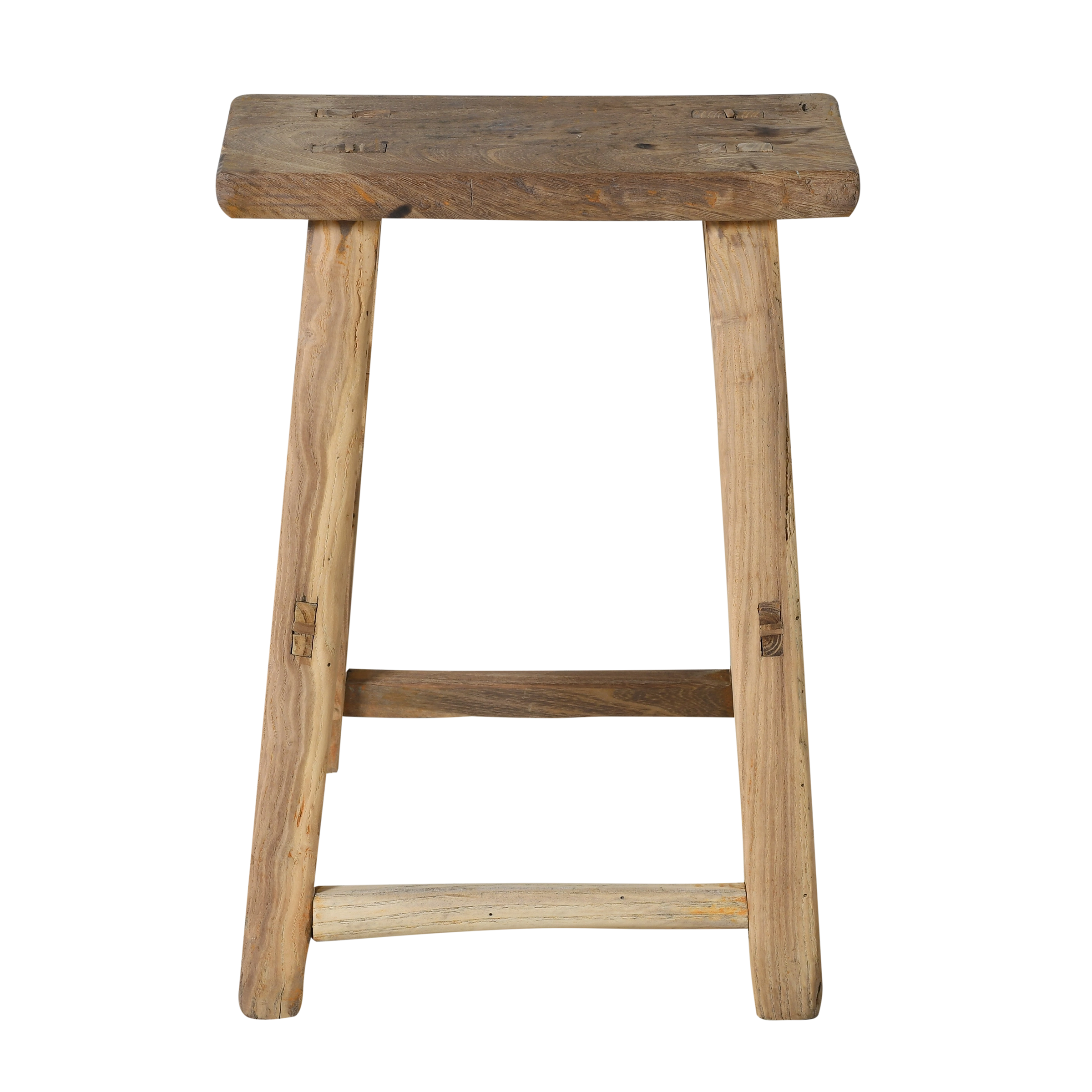 Zao - Tabouret chinois ancien en orme n°14