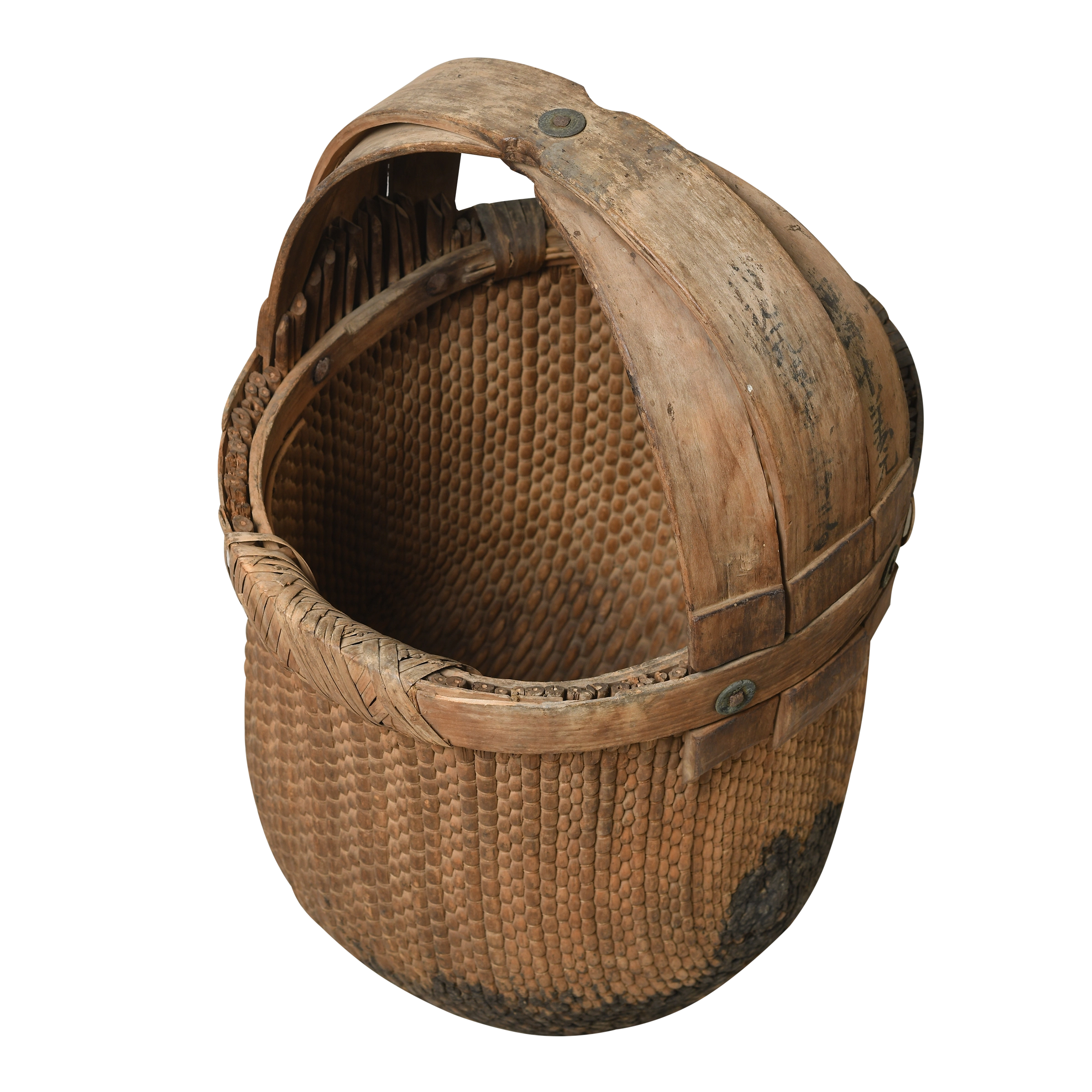 Taizhou – Panier chinois de récolte en osier n°2 - vue 2