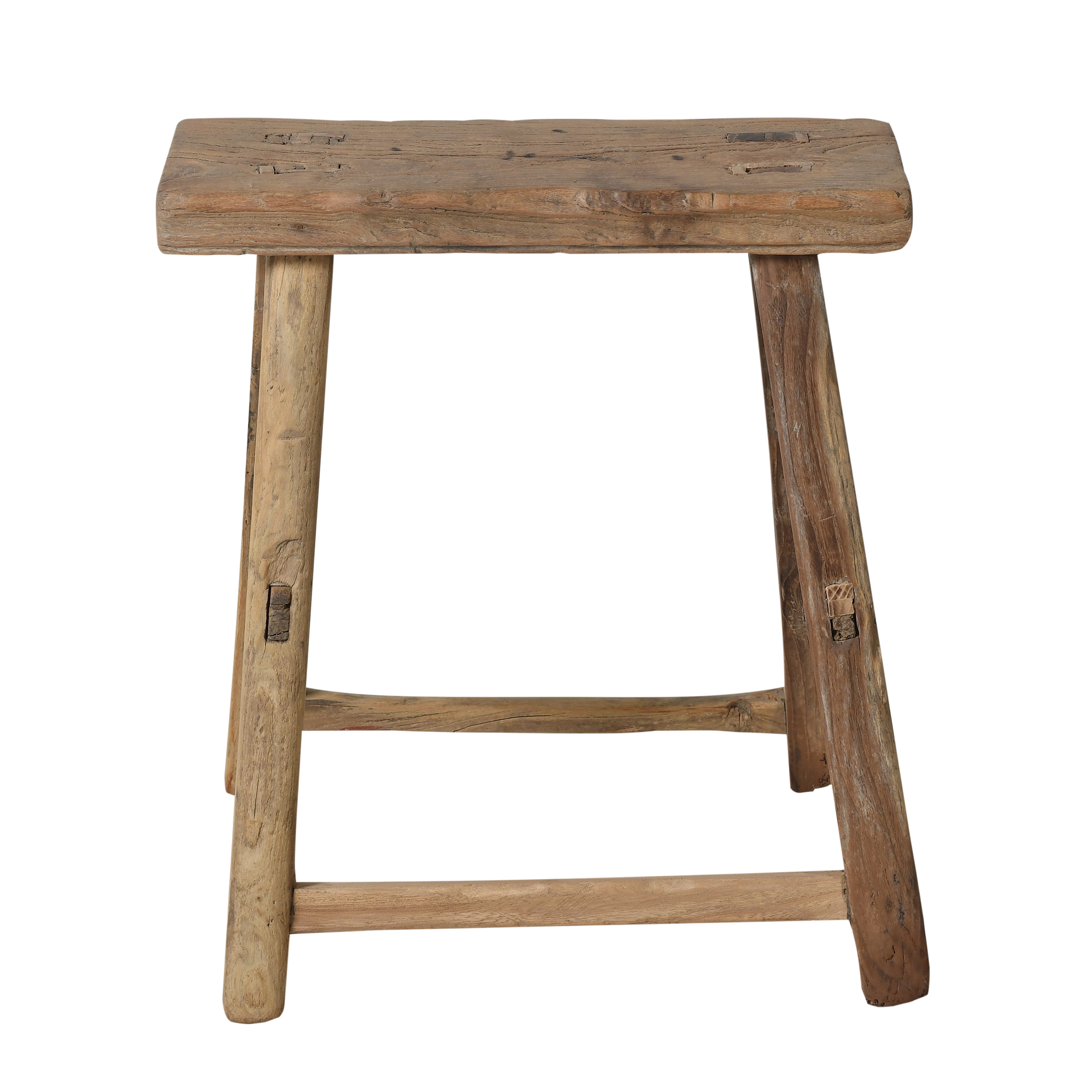 Zin - Tabouret chinois ancien en orme n°26