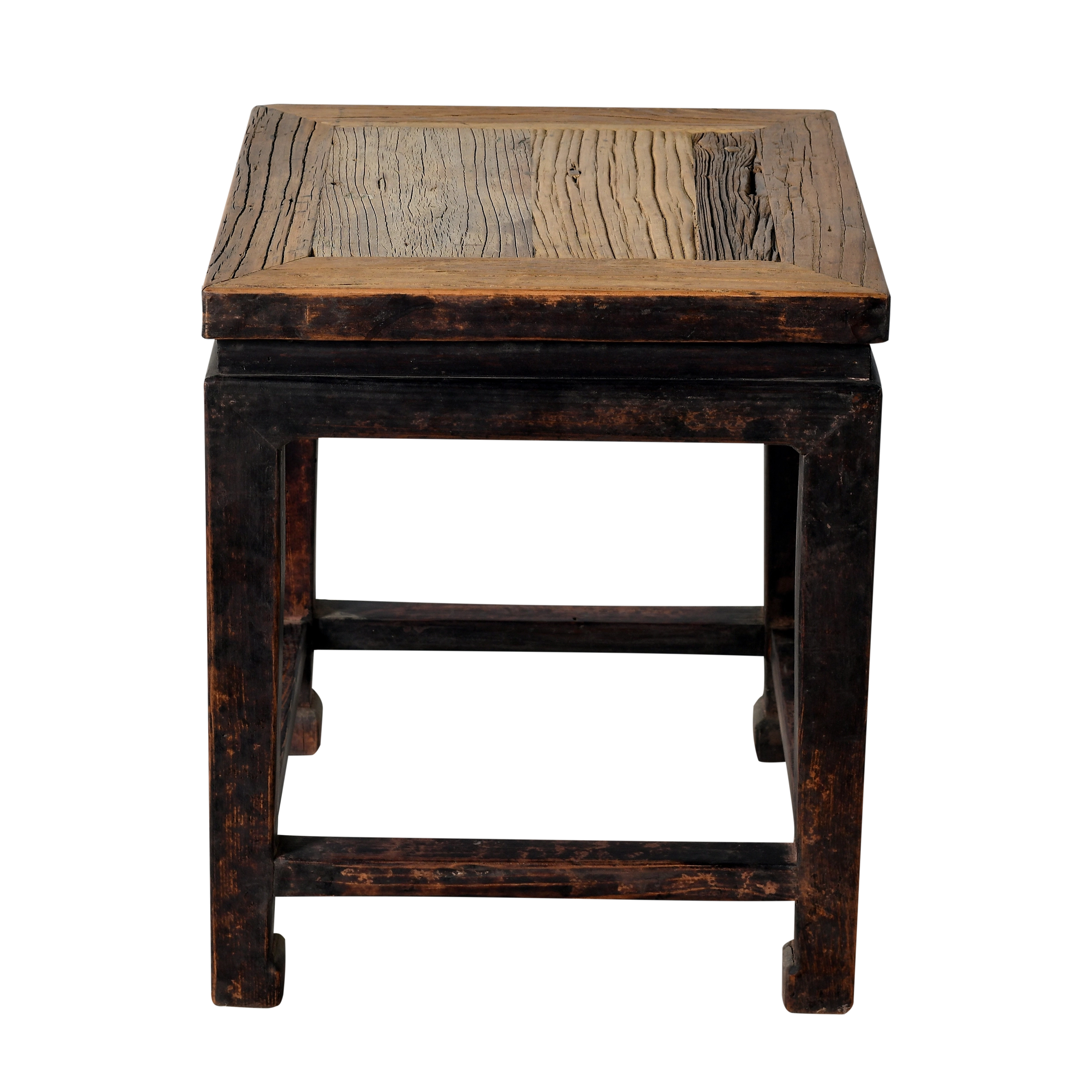 Yunfu – Table d’appoint chinoise ancienne en orme n°1