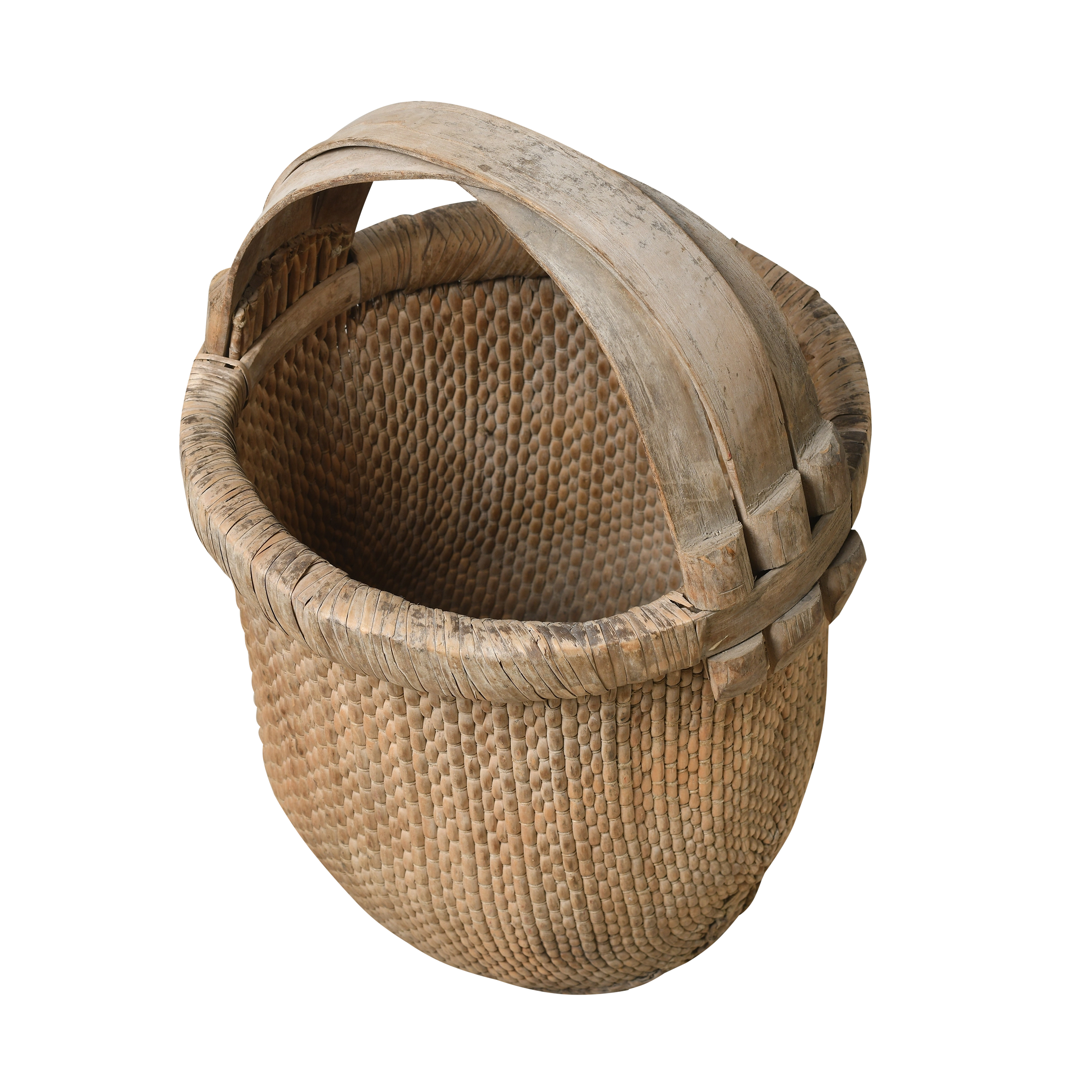 Taizhou – Panier chinois de récolte en osier n°1 - vue 2