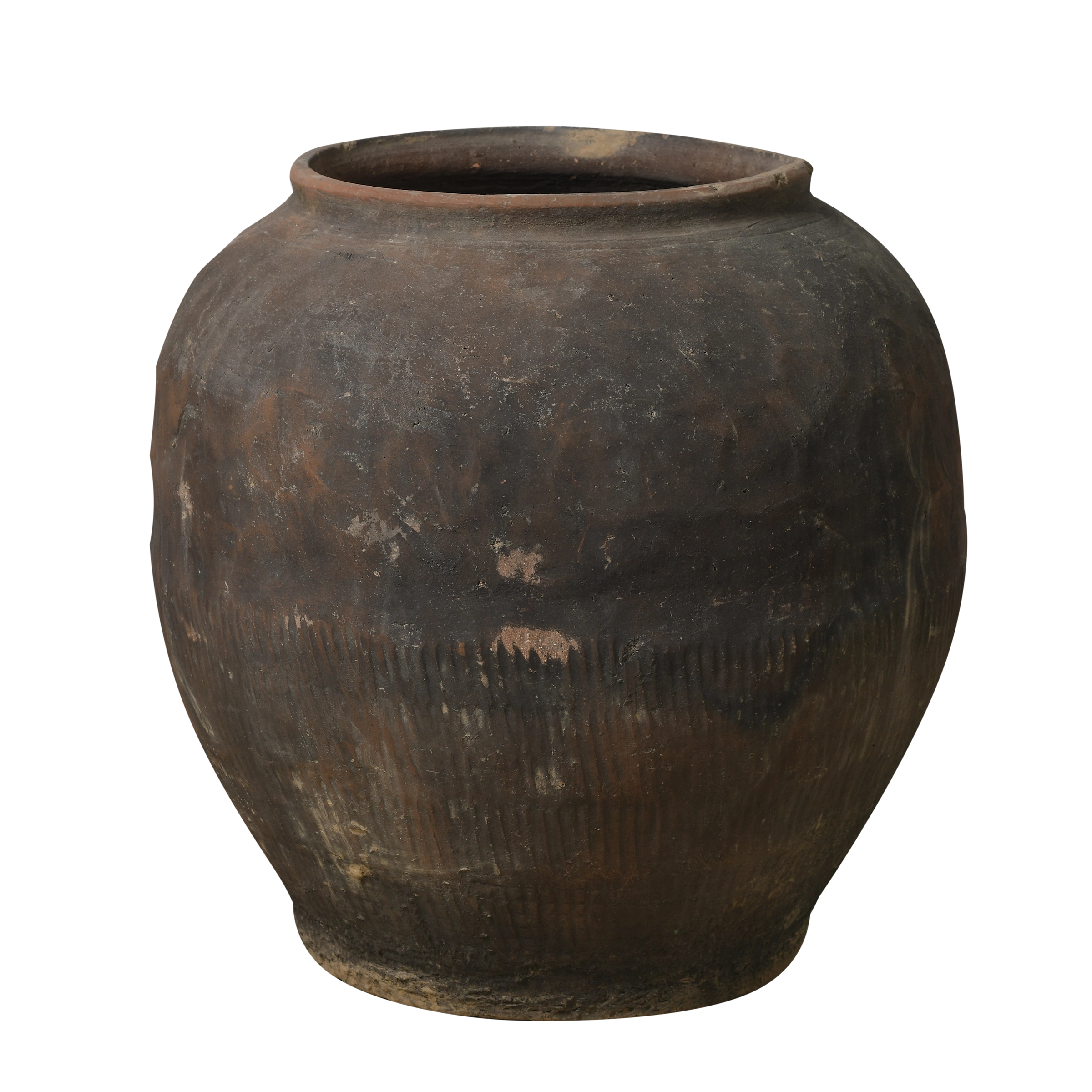 Shantou – Grand pot ancien chinois en terre cuite n°9