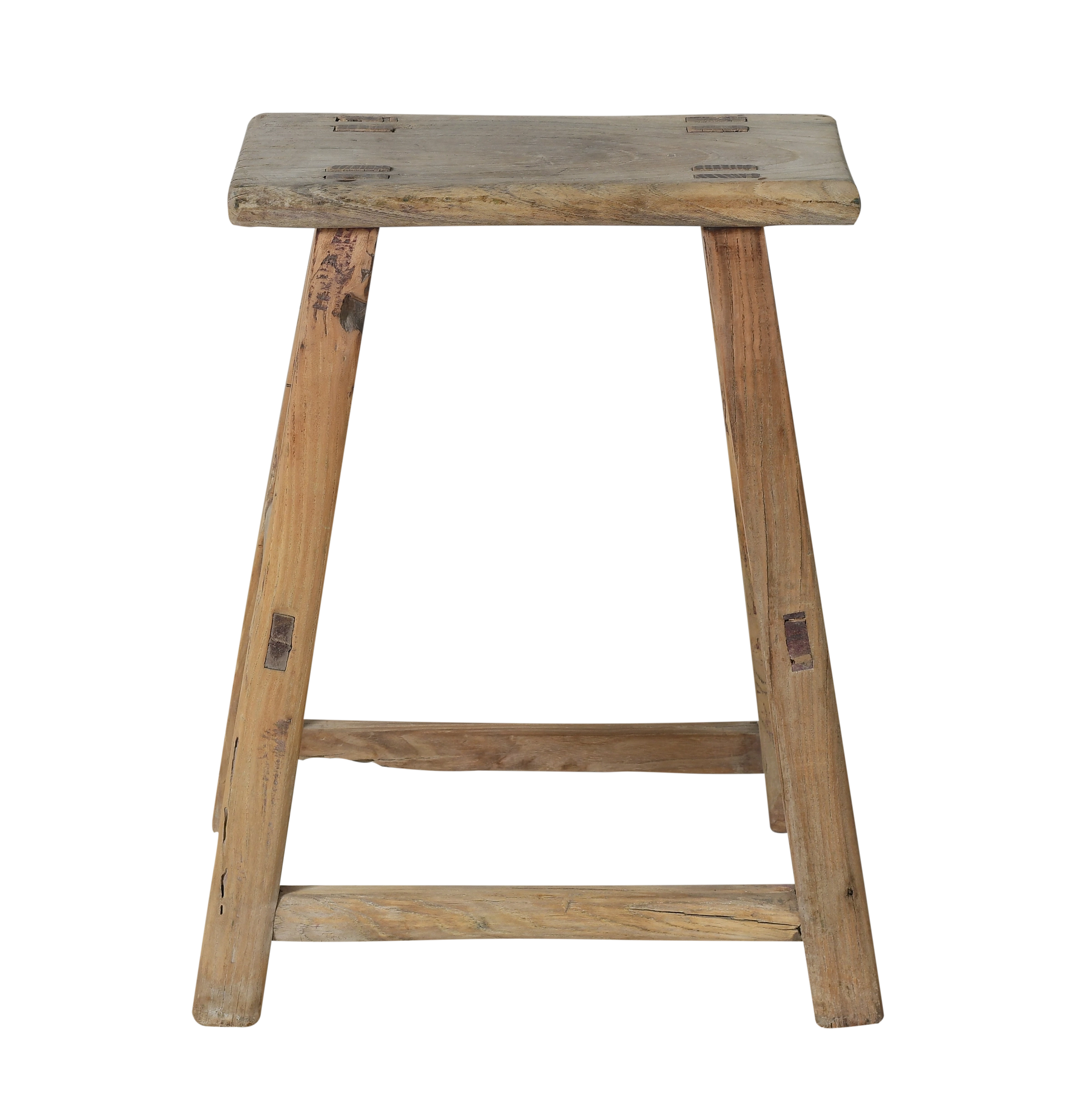 Zao - Tabouret chinois ancien en orme n°6