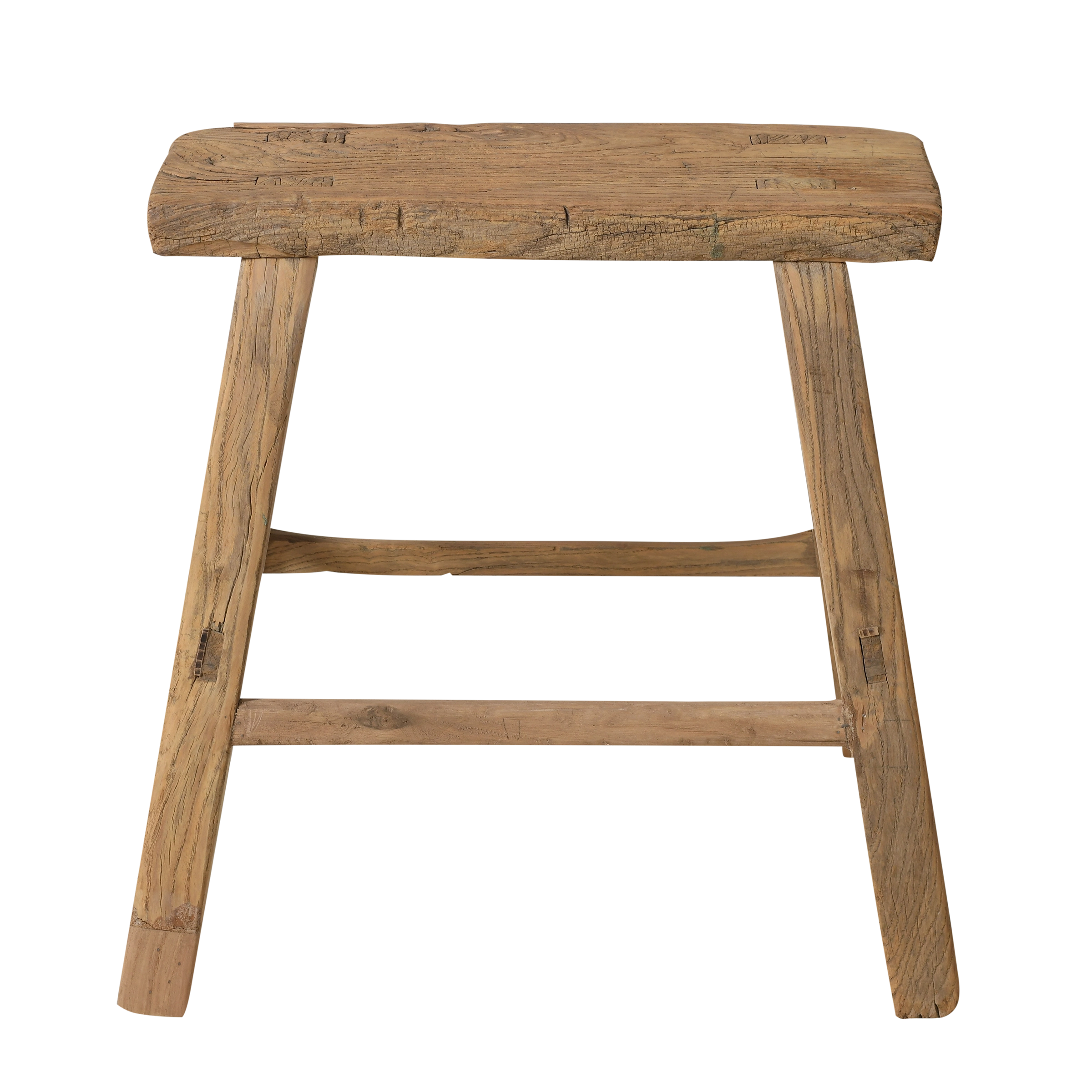 Zin - Tabouret chinois ancien en orme n°9