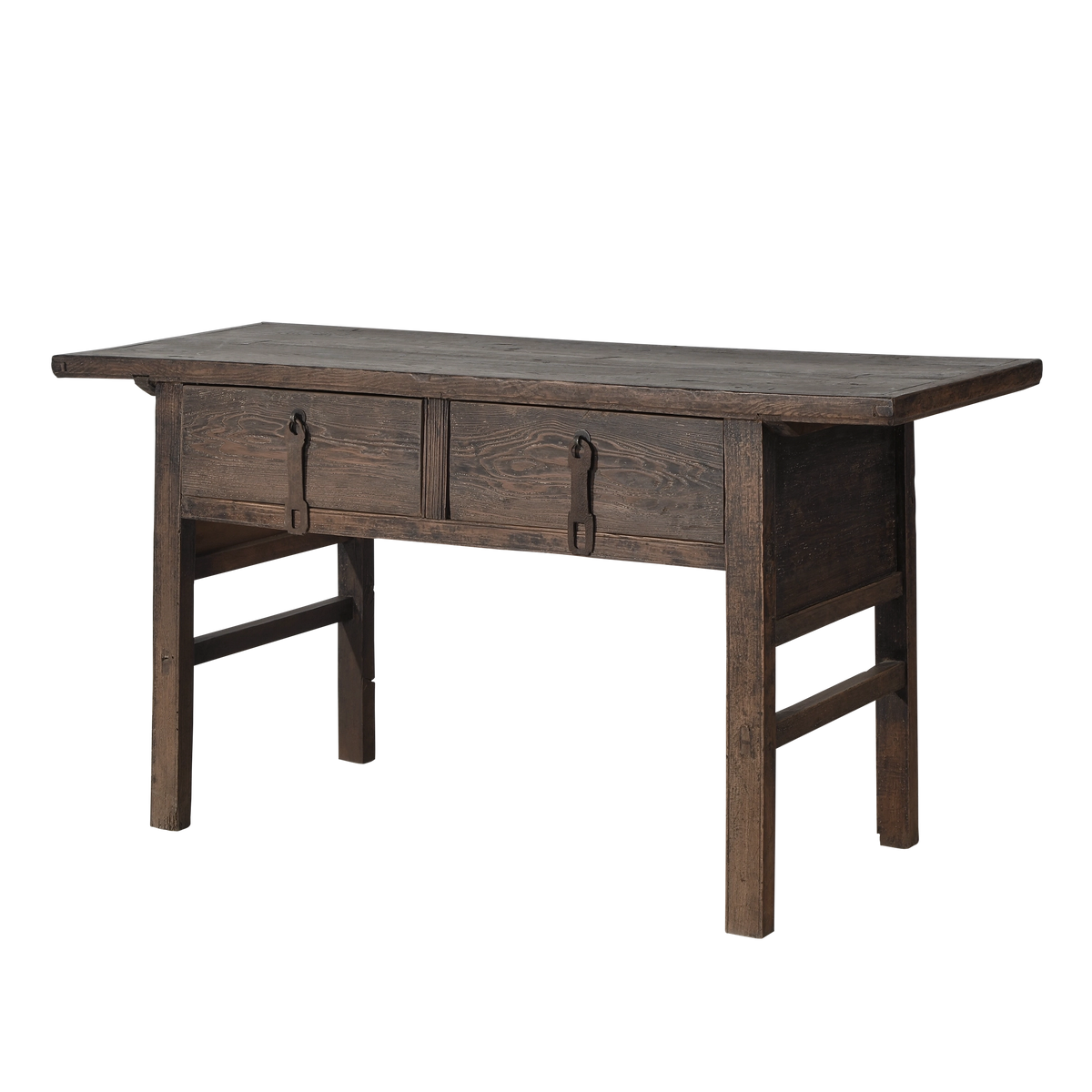 Taian - Console chinoise en orme à tiroirs n°1 - vue 2