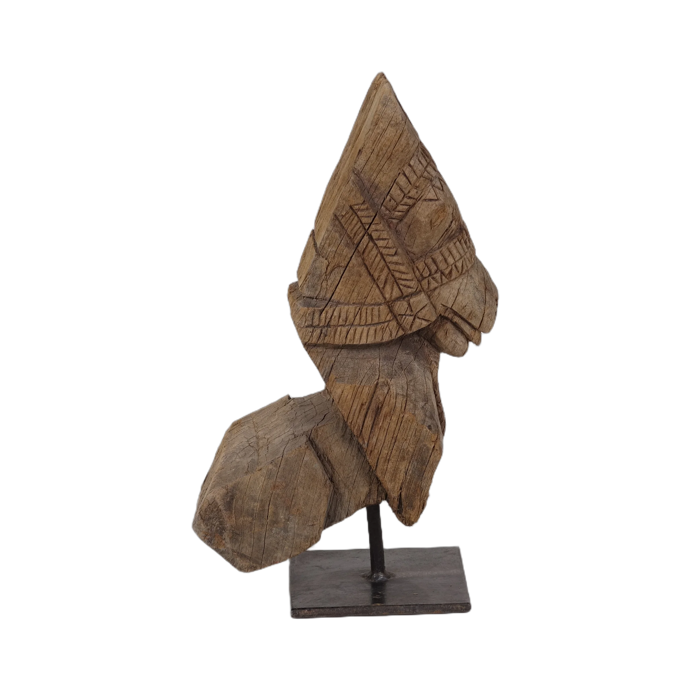 Tejas - Protomé de cheval en bois n°13