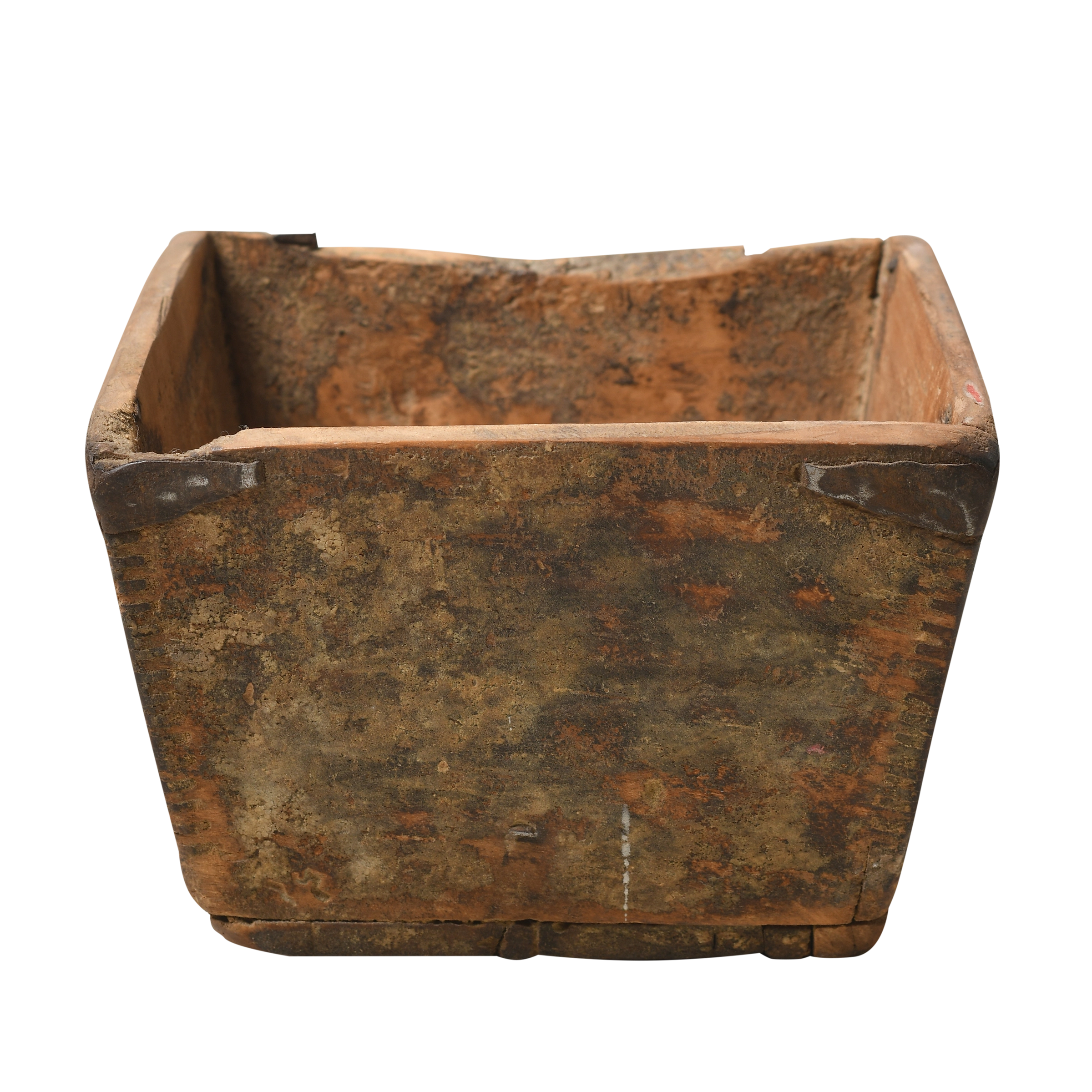 Jian - Panier carré en pin ancien n°6