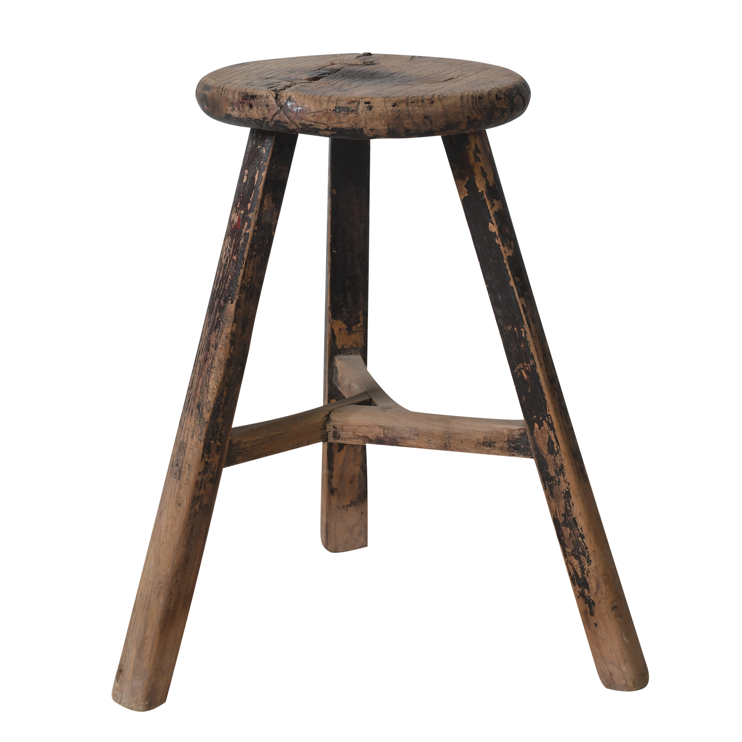 Gong - Tabouret chinois rond ancien n°33 - vue 2