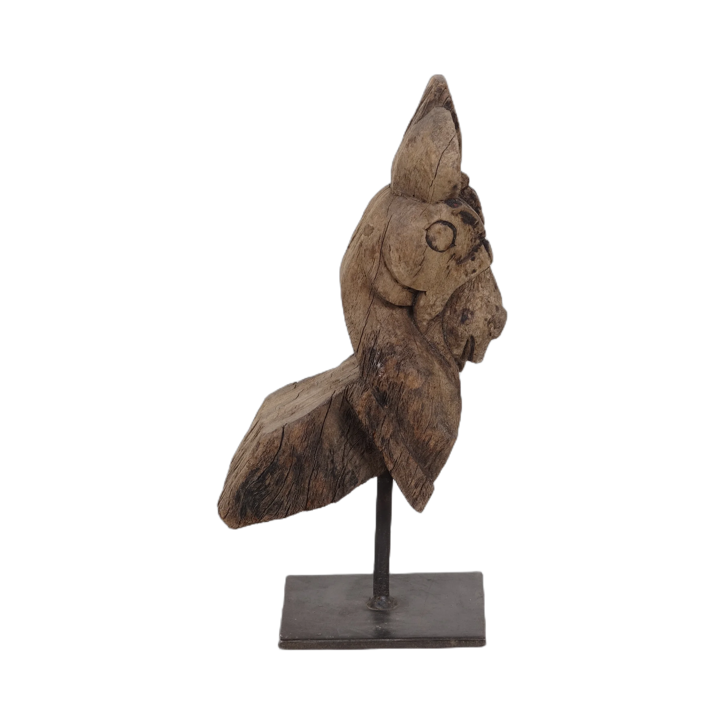 Tejas - Protomé de cheval en bois n°12