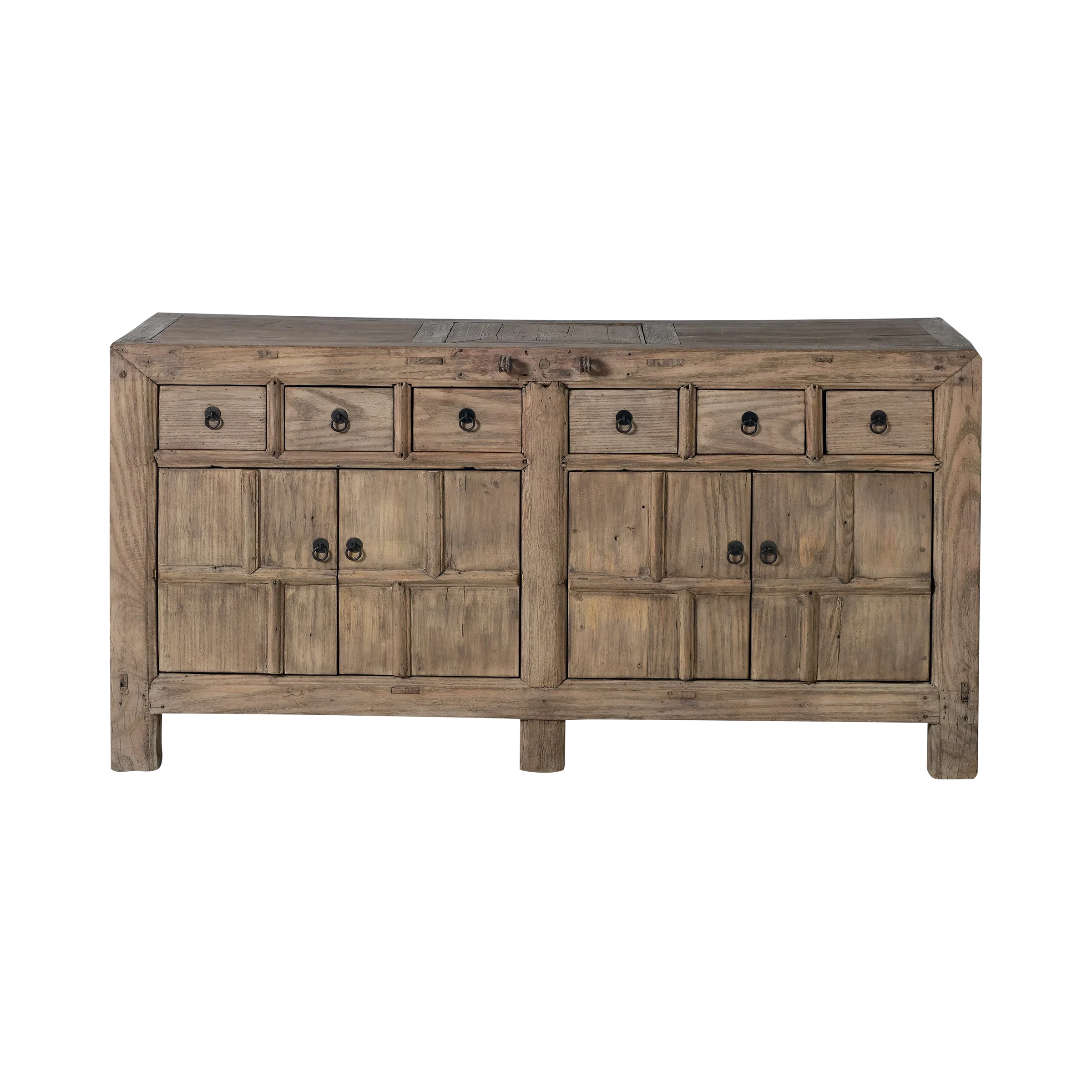 Qingdao - Buffet chinois ancien en orme massif n°5