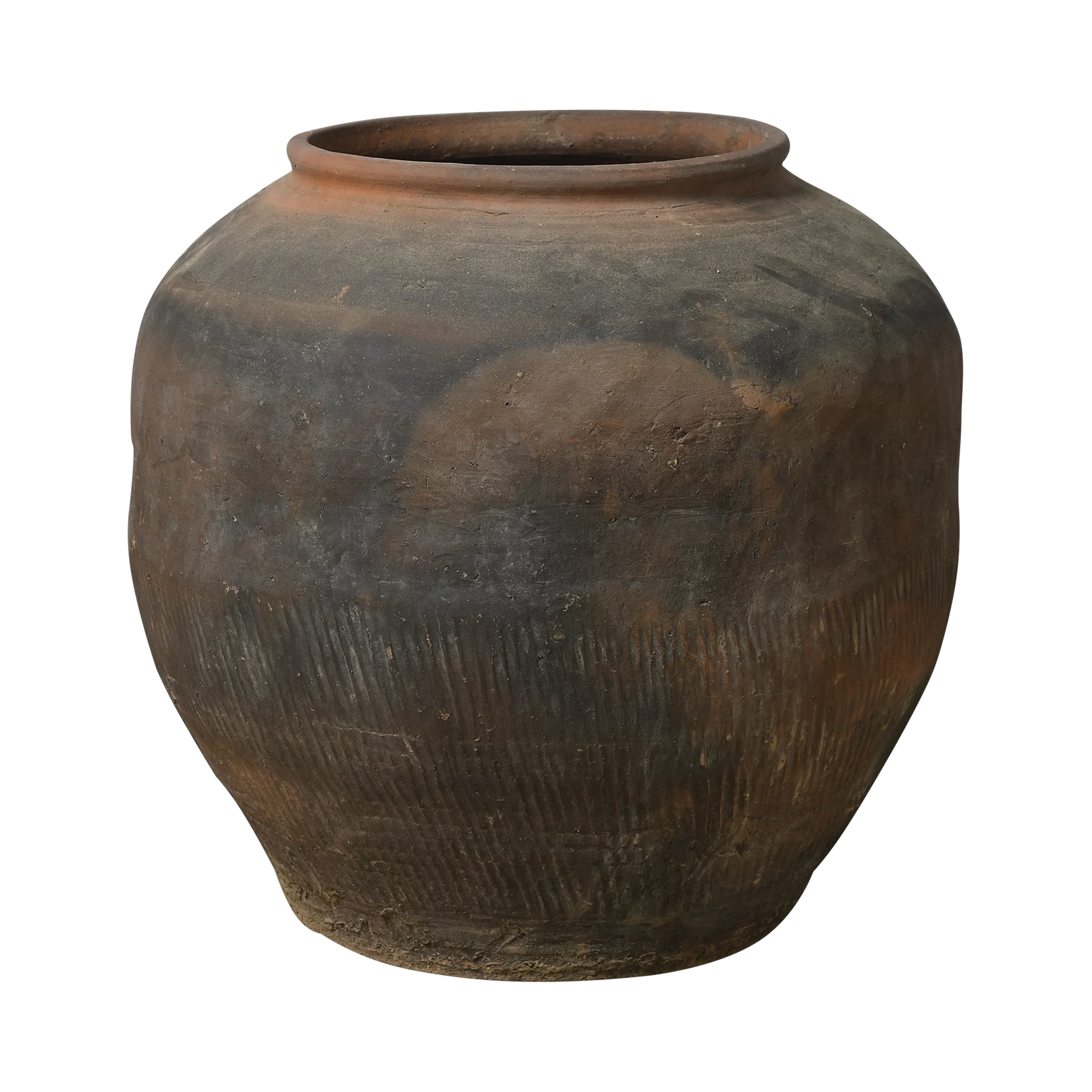 Shantou – Grand pot ancien chinois en terre cuite n°7