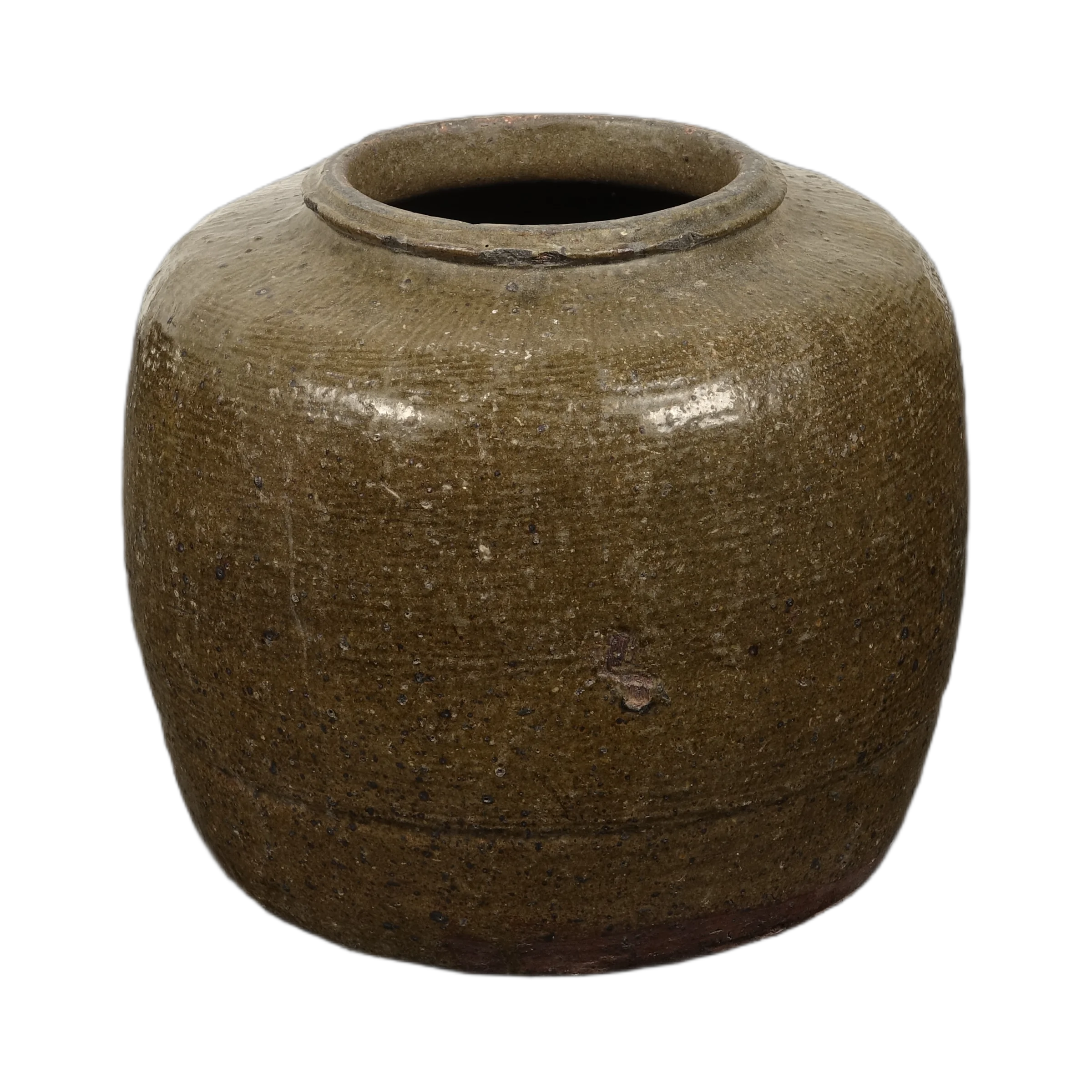 Yishui - Ancien pot chinois émaillé n°1