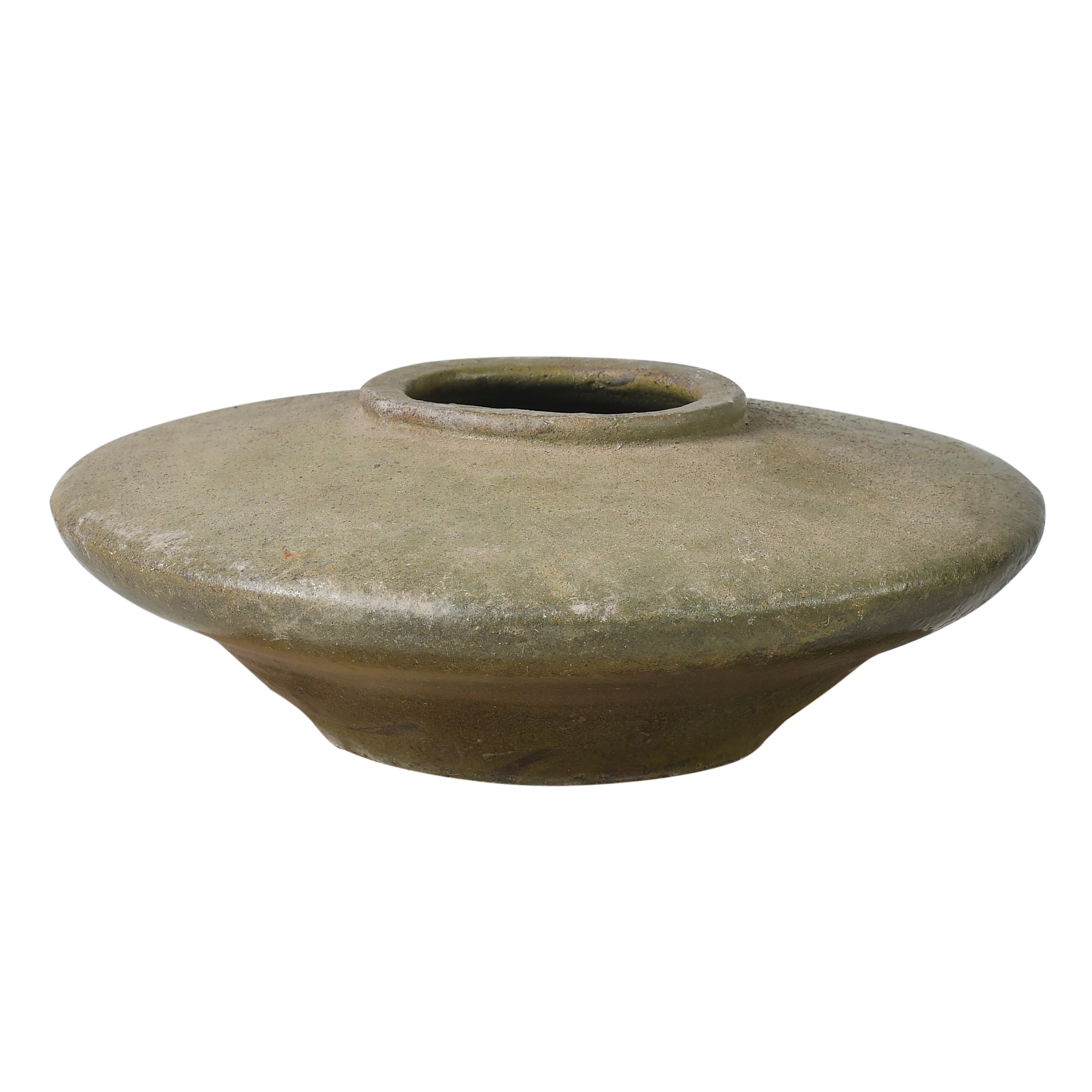 Huai - Jarre plate chinoise en grès n°10