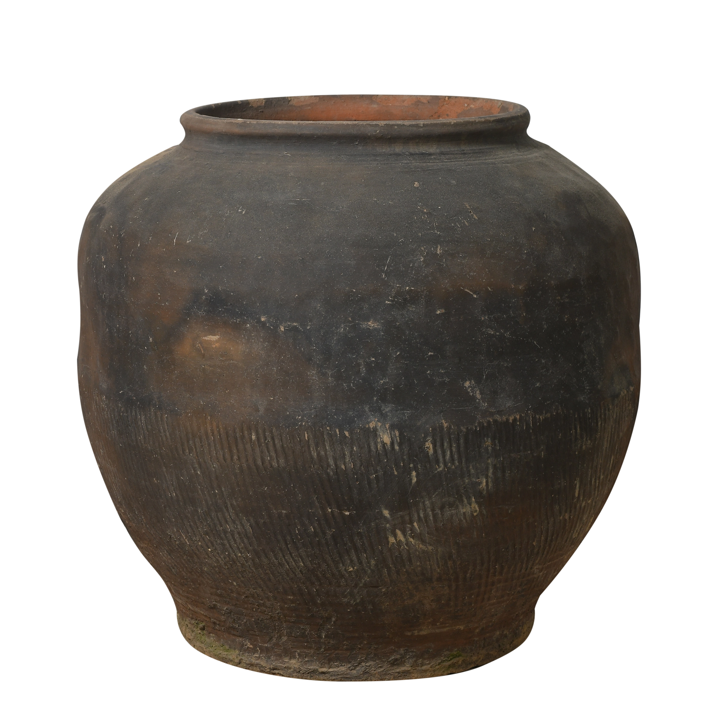 Shantou – Grand pot ancien chinois en terre cuite n°5