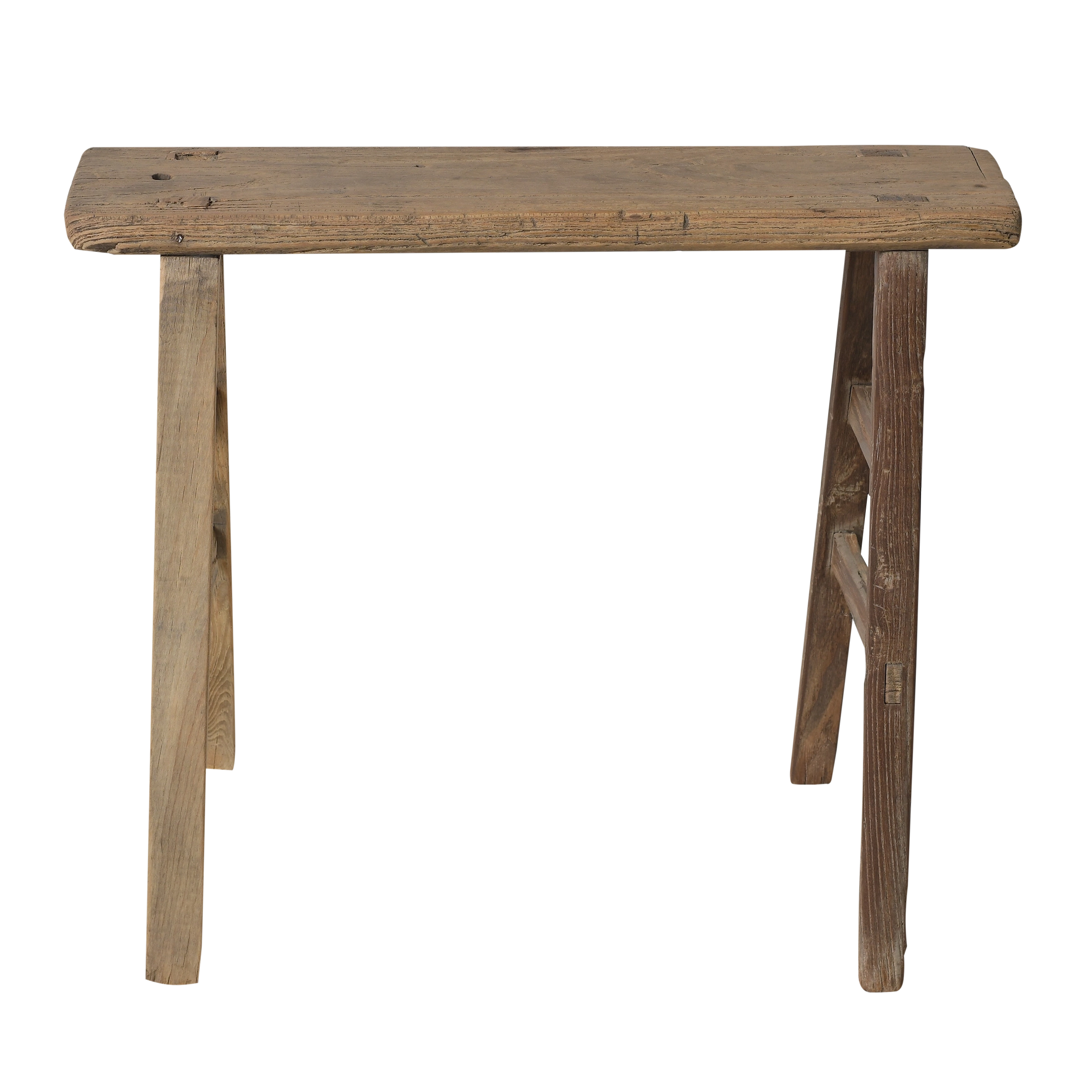 Zin - Tabouret chinois ancien en orme n°5