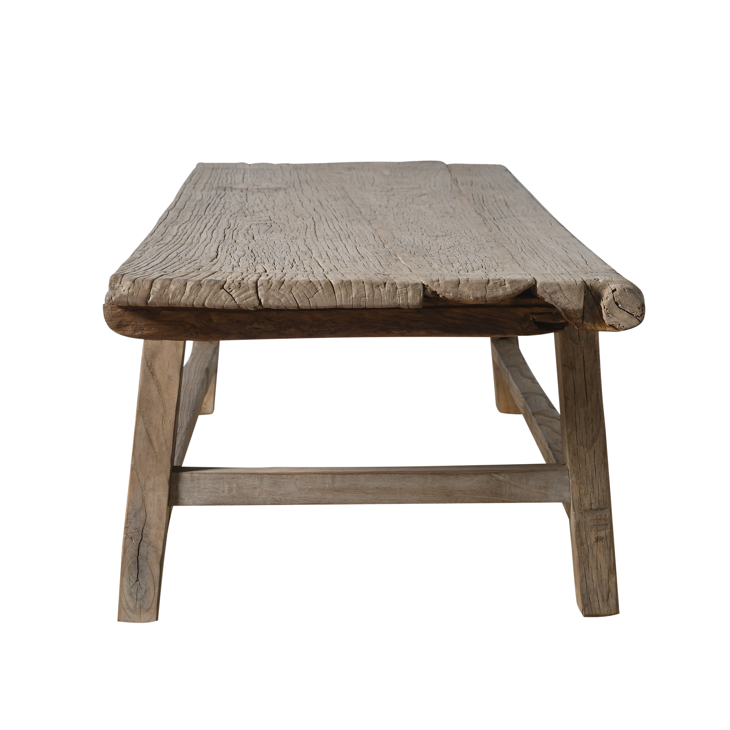 Zhuōmiàn – Table basse avec plateau ancien en orme - vue 3