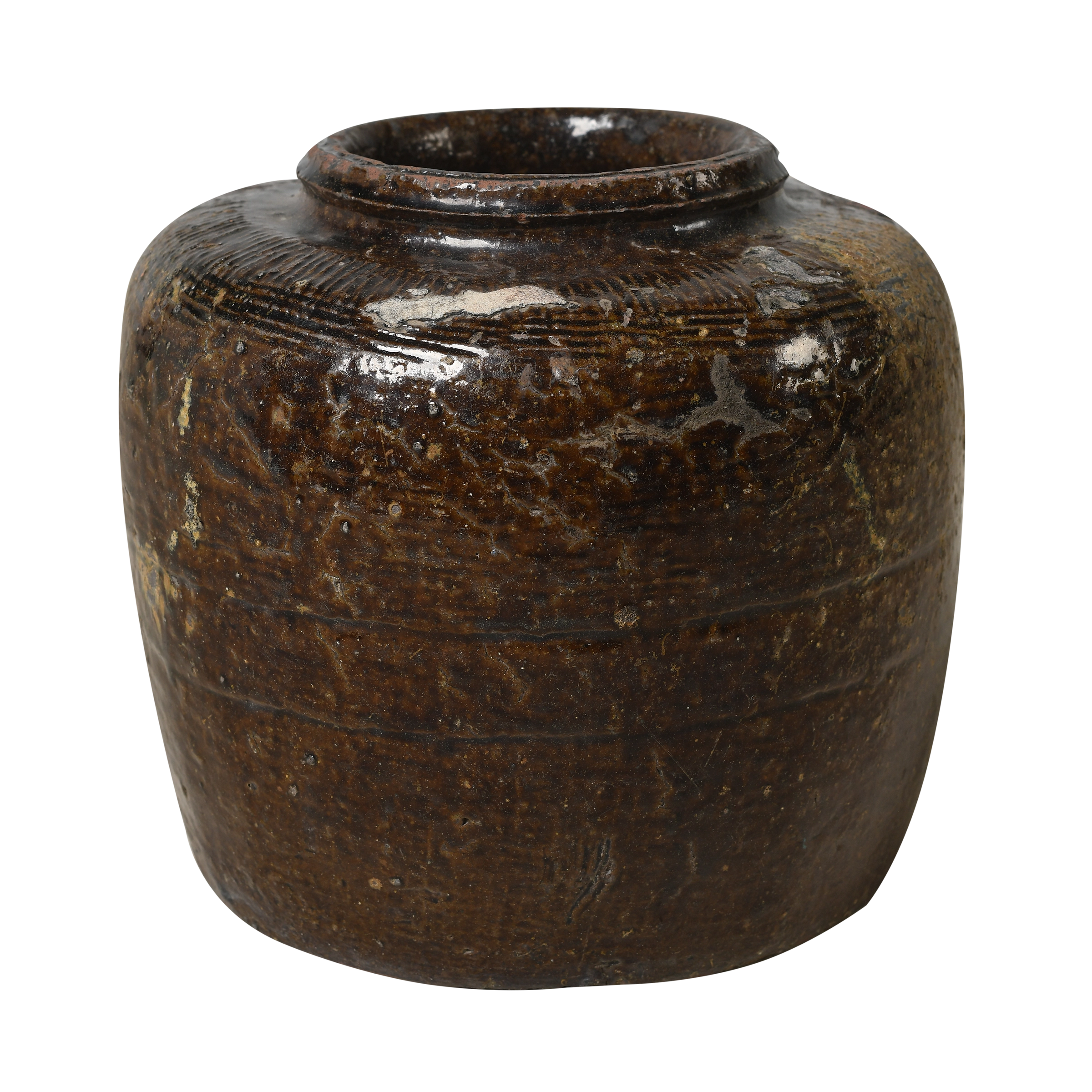 Yishui - Ancien pot chinois émaillé n°35
