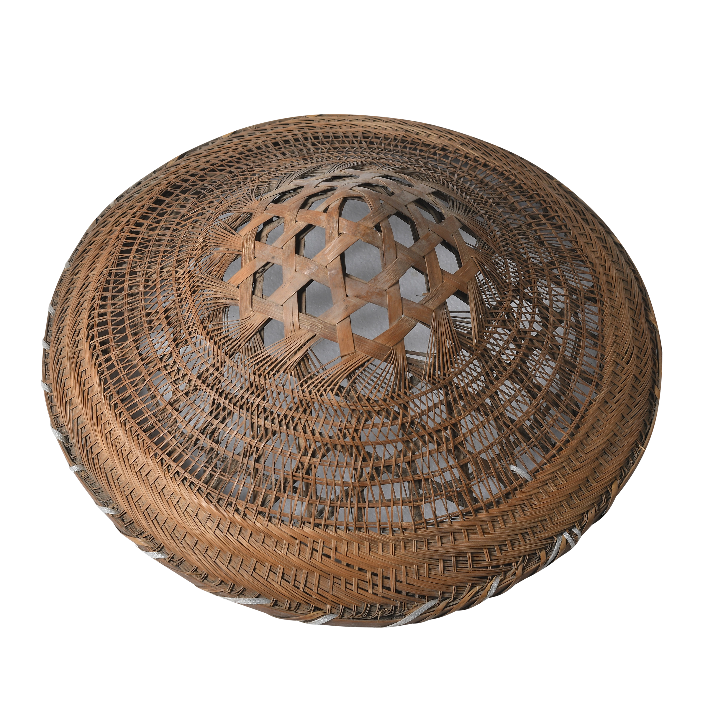 Taizi - Chapeau ancien en bambou tressé n°9