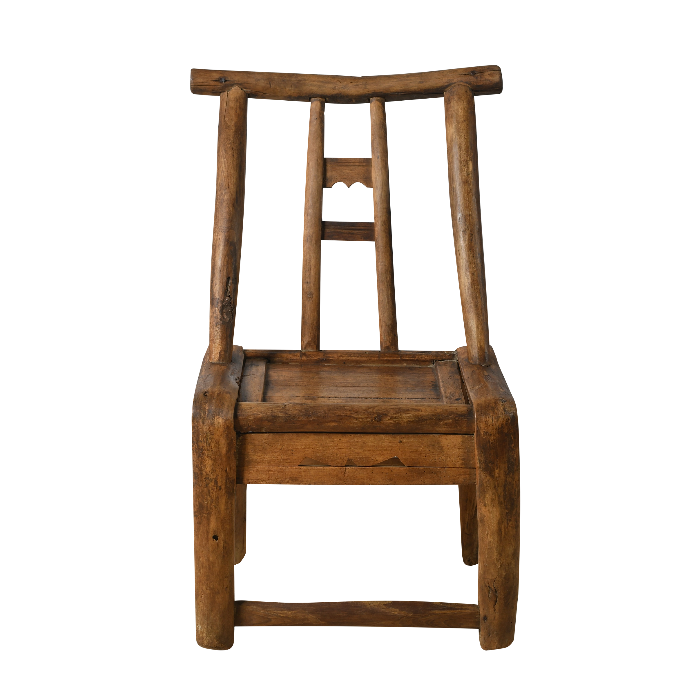 Haizi – Chaise d’enfant chinoise ancienne en orme n°5