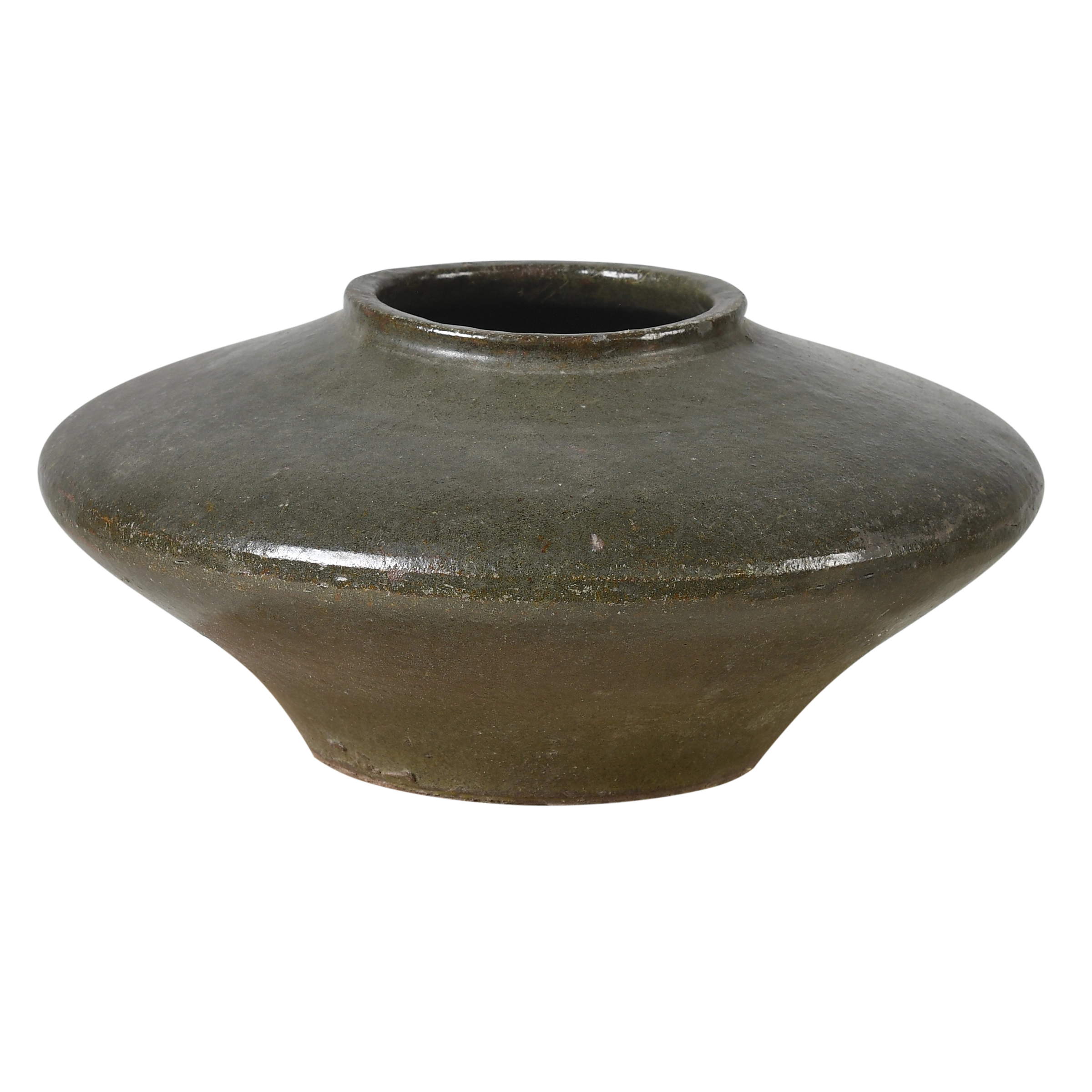 Huai - Jarre plate chinoise en grès n°9