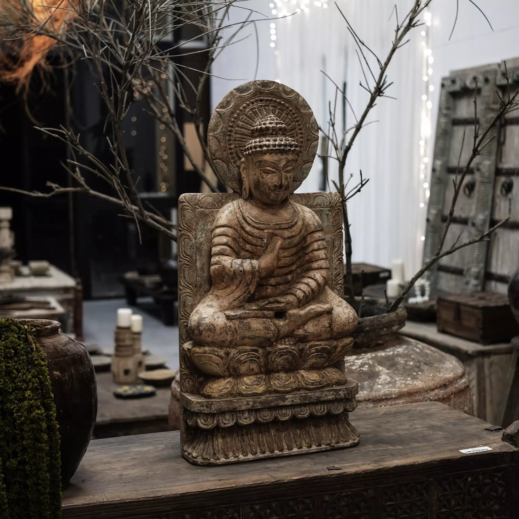 Bodhgaya - Statue de Bouddha