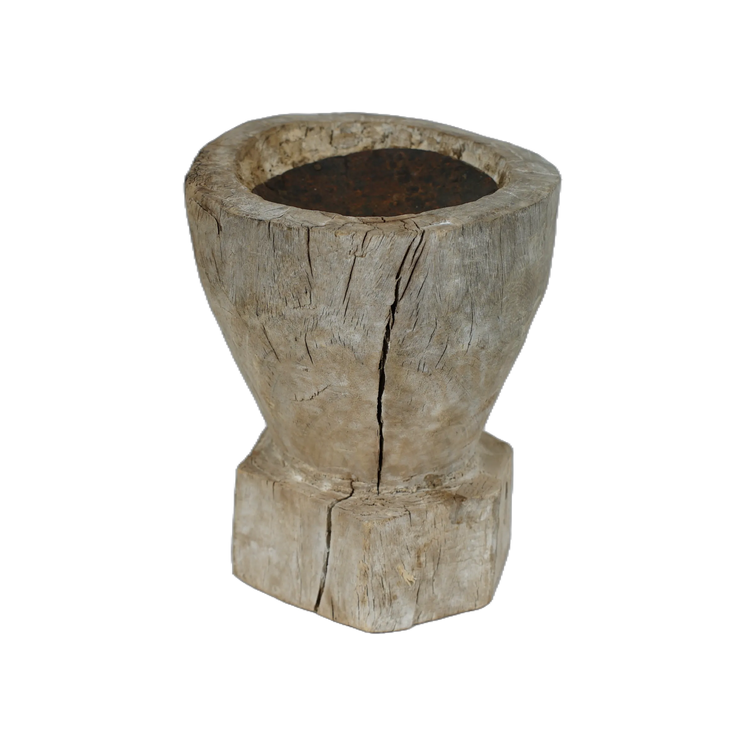 Bijani - Bougeoir en bois ancien n°101 - vue 2