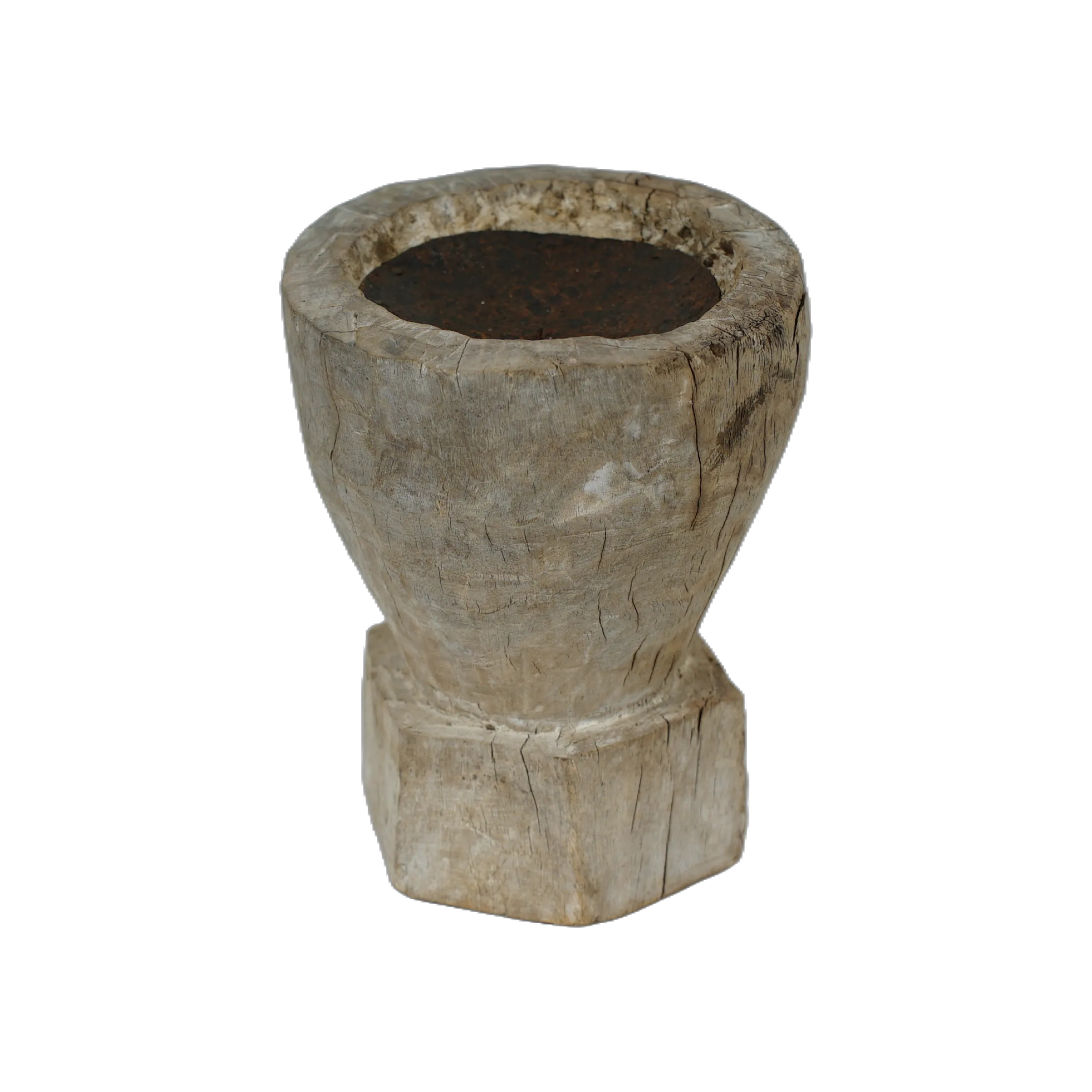 Bijani - Bougeoir en bois ancien n°101 - vue 4